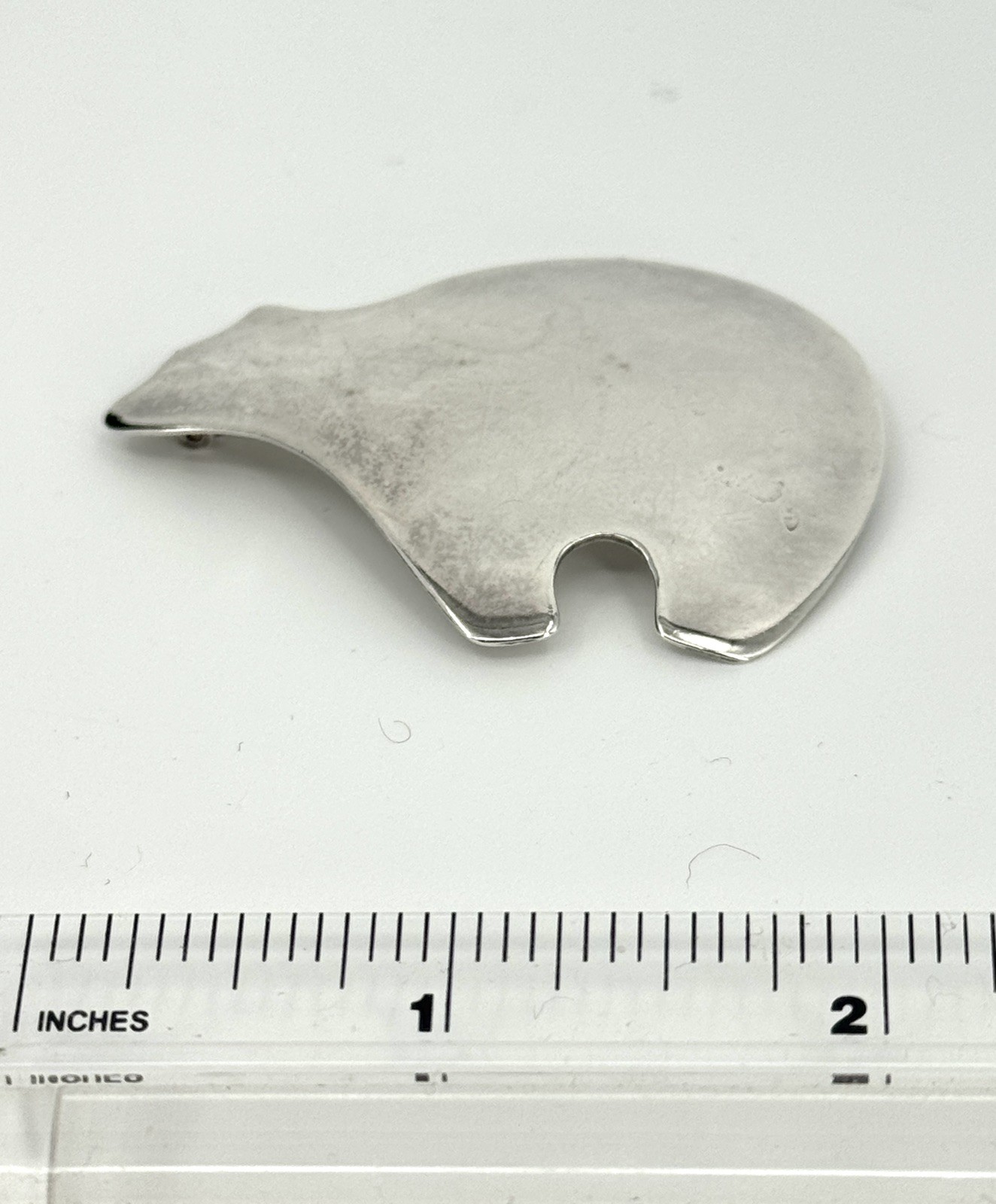 Vintage Sterling Silver Bear Brooch By James Avery