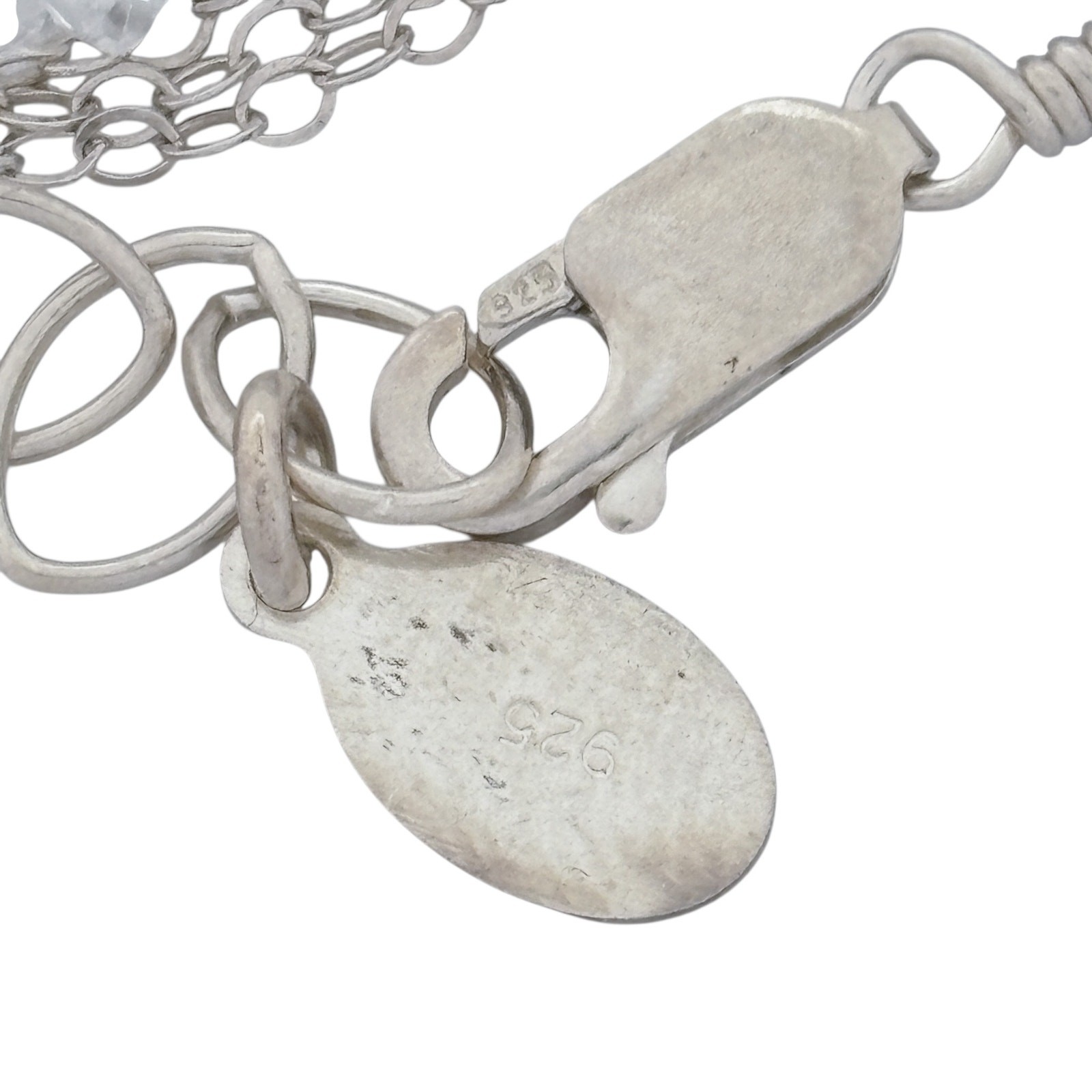 Deb Guyot Sterling Silver 925 Herkimer Quartz Crystal Bar Necklace | 16″-18″