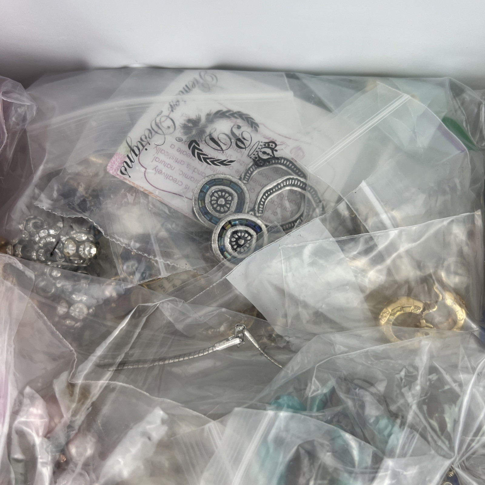 9lbs+ Lot of Vintage to Now Wearable Mixed Costume Jewelry Box Bulk Resale