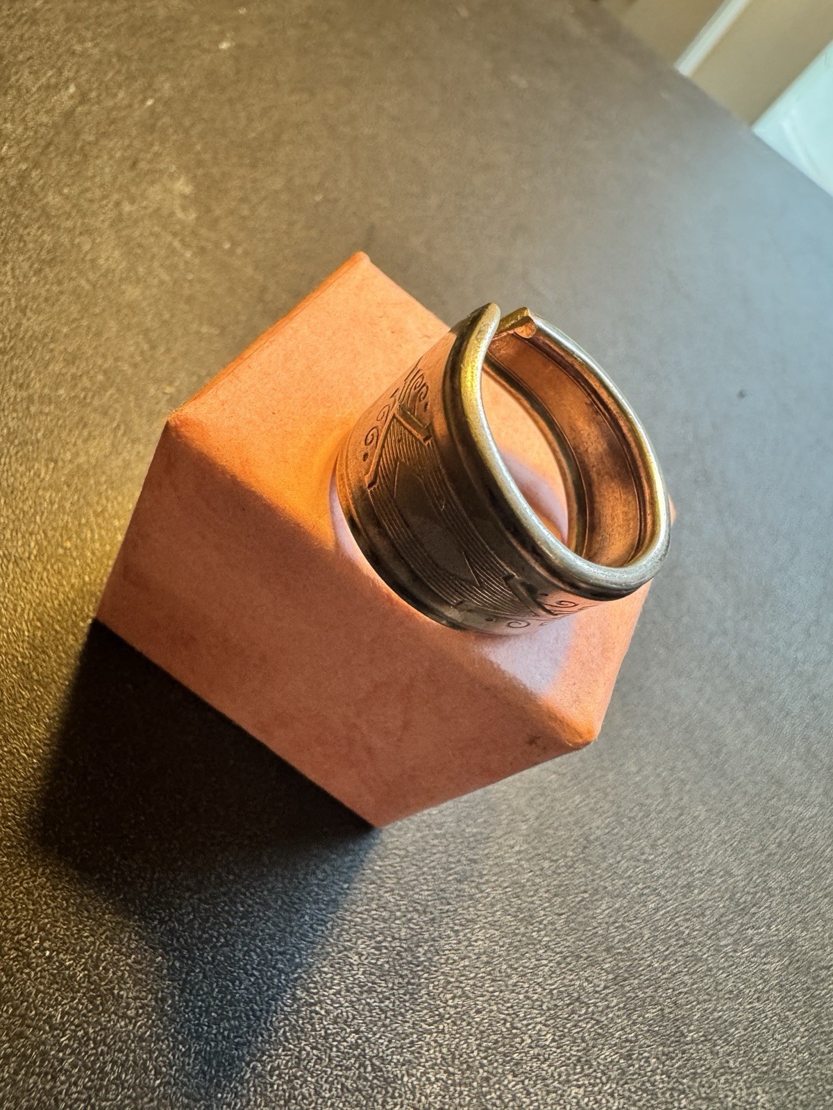 Vintage Open Spoon Ring Size 7.5 Beautiful Craftsmanship Great For Any Occasion