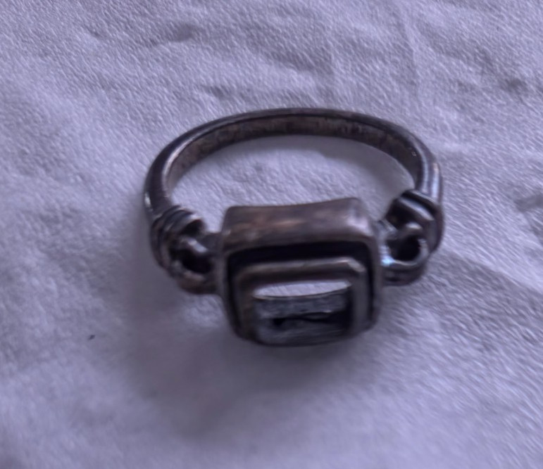 Signed Silpada Vintage Sterling Silver Size 9 Unisex Ring FOR YOUR STONE!