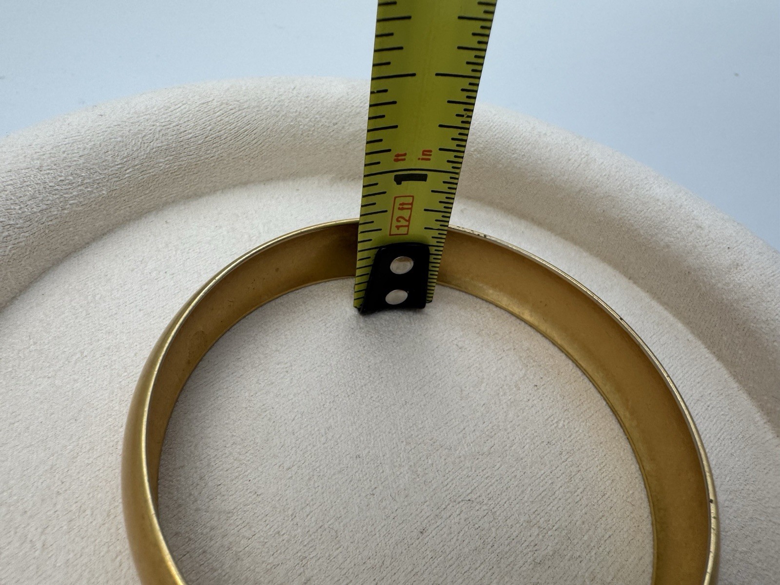 Vintage Gold Tone Bangle Set Nugget Twist Rope & Wide Satin Cuff