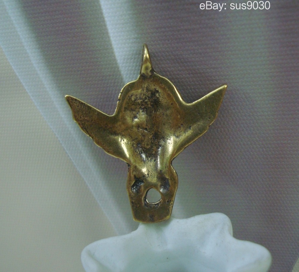 Solid Brass Roc Ancient Bird Figurine Pendant Statue
