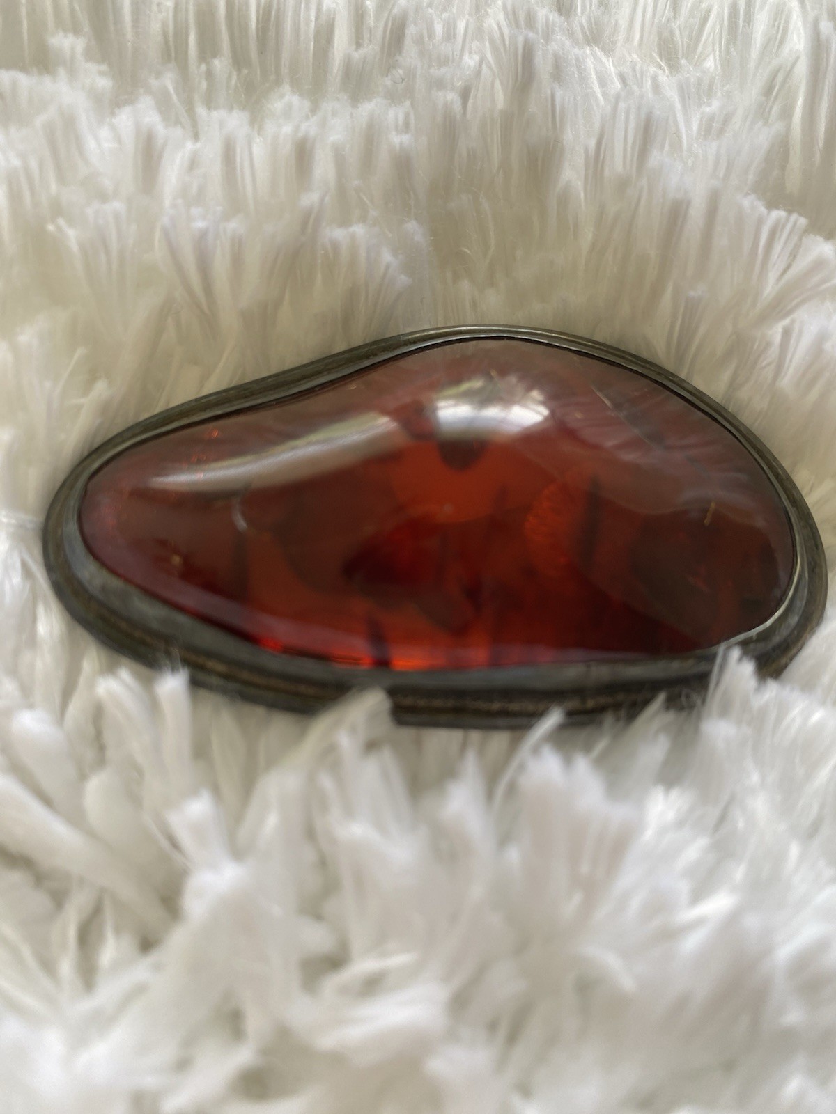 Vintage Amber Brooch