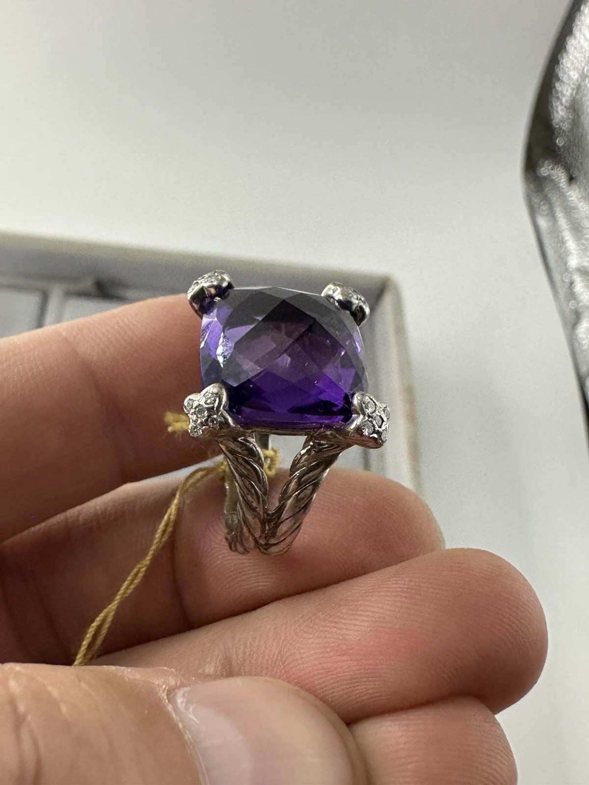 13 New Vintage Rings Resellers Mixed Lot- Various Gem Stones 925 Sterling Silver