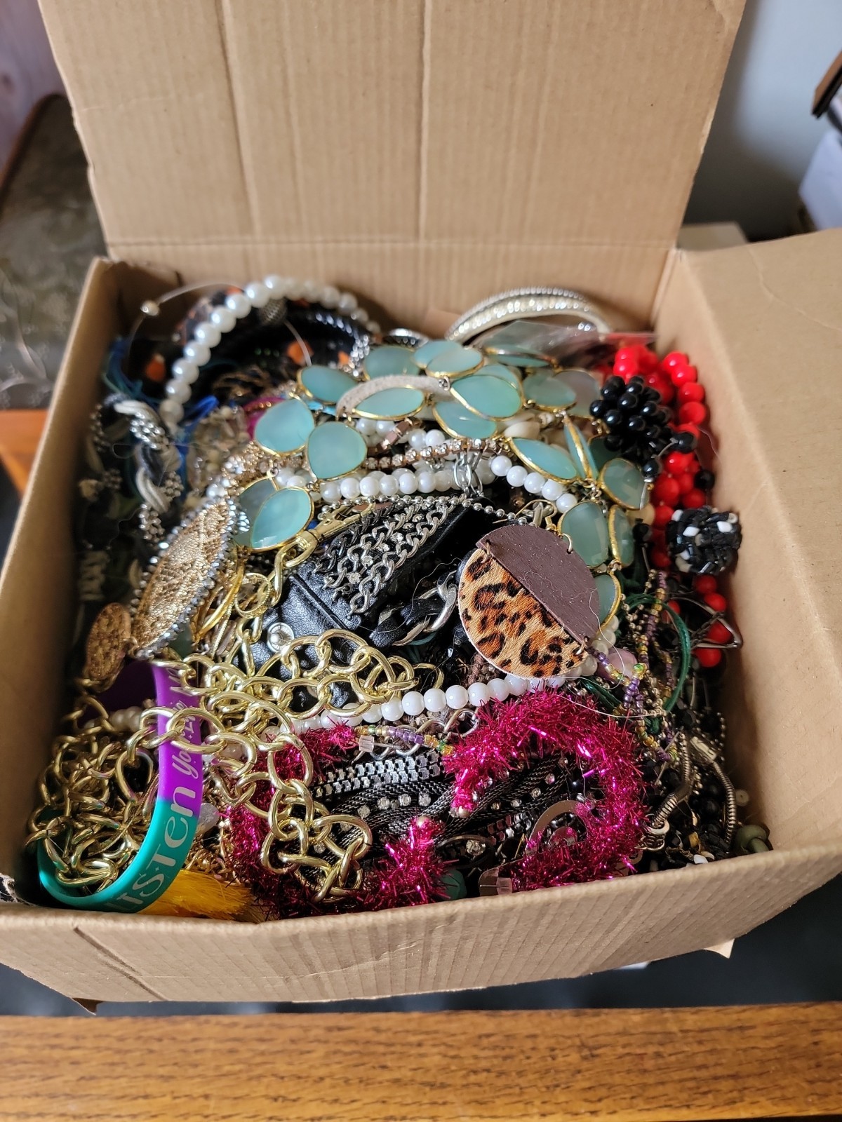 Junk Jewelry Craft Lot Vintage-Now 12 Lbs