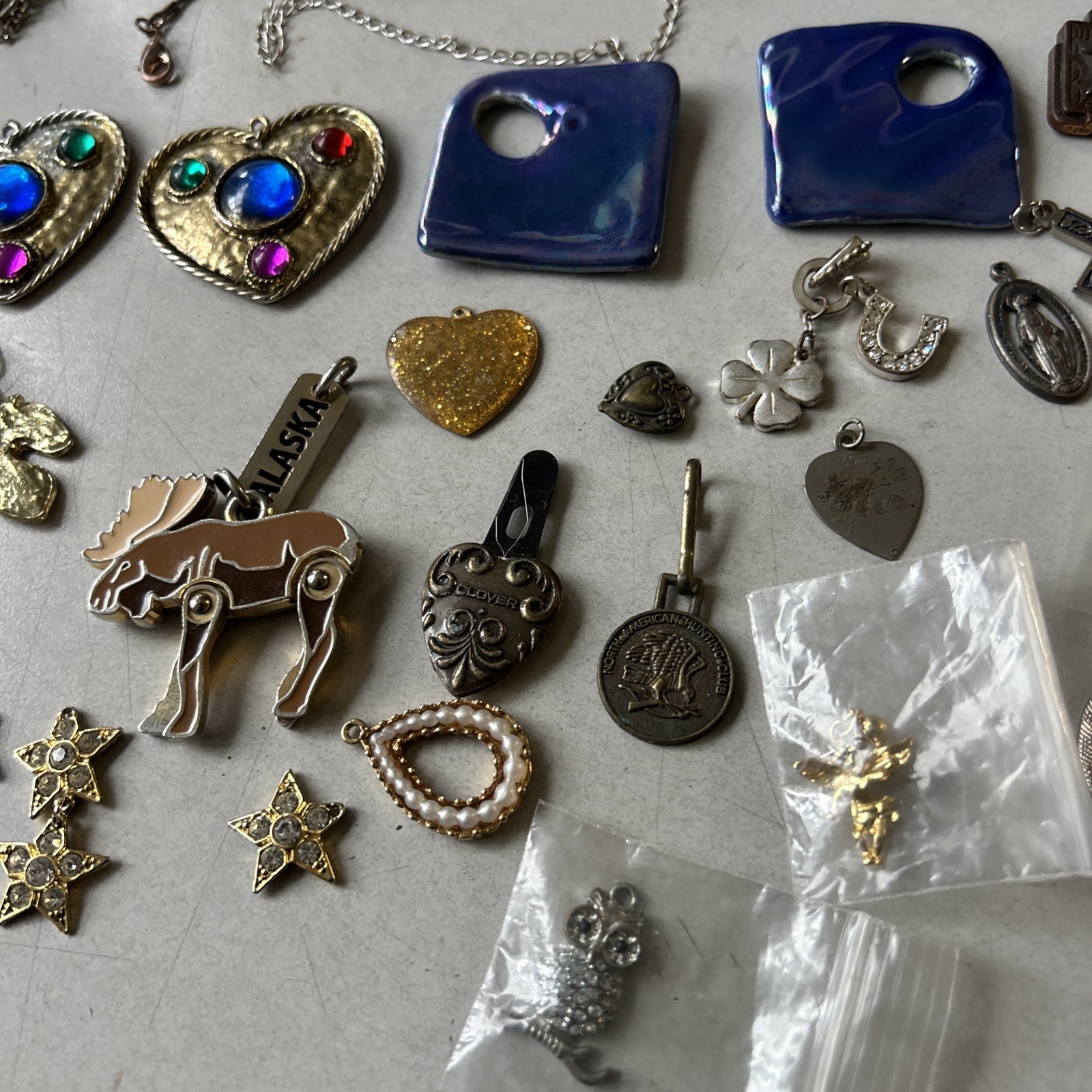 Vintage & Modern Pendants & Charms Lot