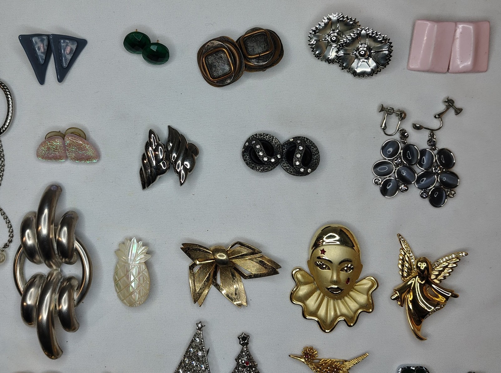 Costume Jewelry Large Assorted Colorful Lot Necklaces Bracelets Watches & More