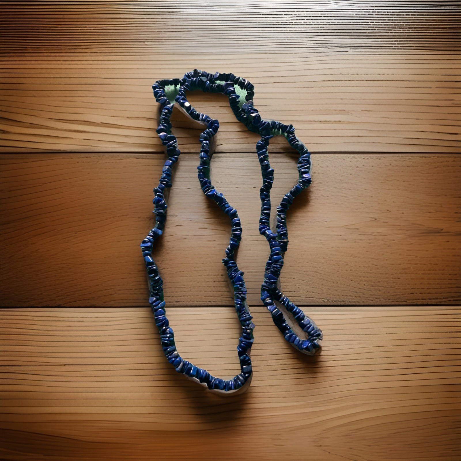STERLING SILVER LAPIS NECKLACE LAPIS PENDANT & CHAIN 16” PLUS GIFT