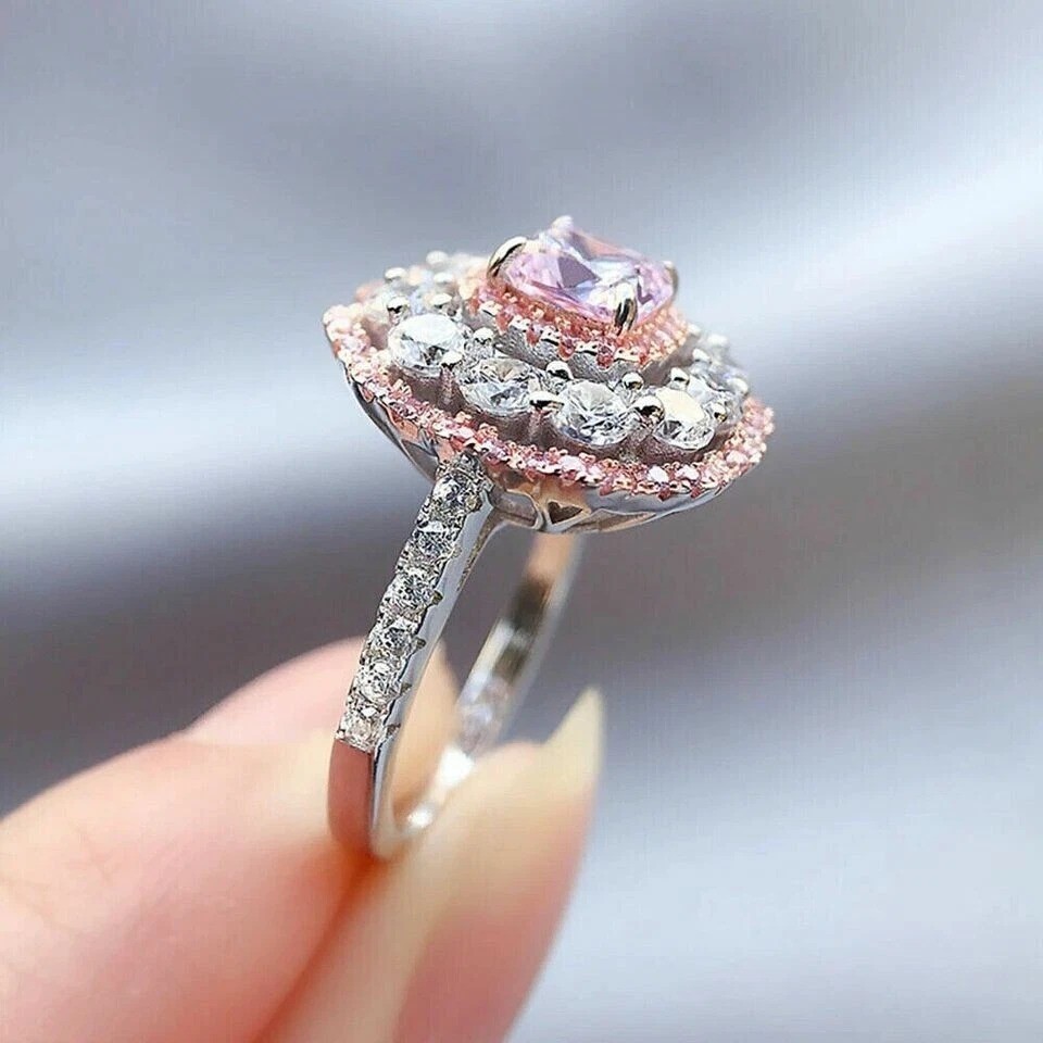 2.50Ct Art Deco Style Lab Created Topaz & Diamond Wedding 14K White Gold FN Ring