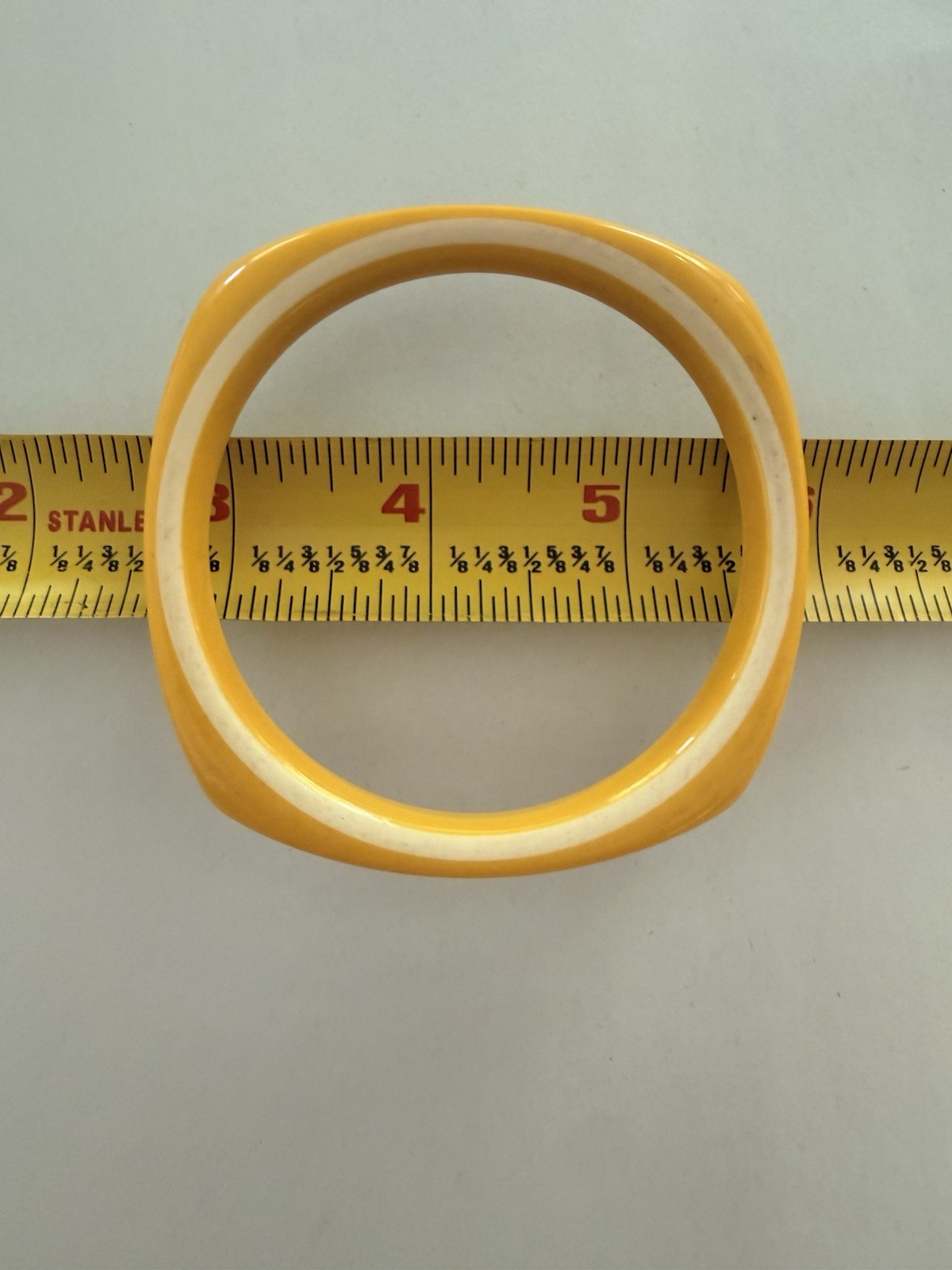 1960s Yellow Bangle