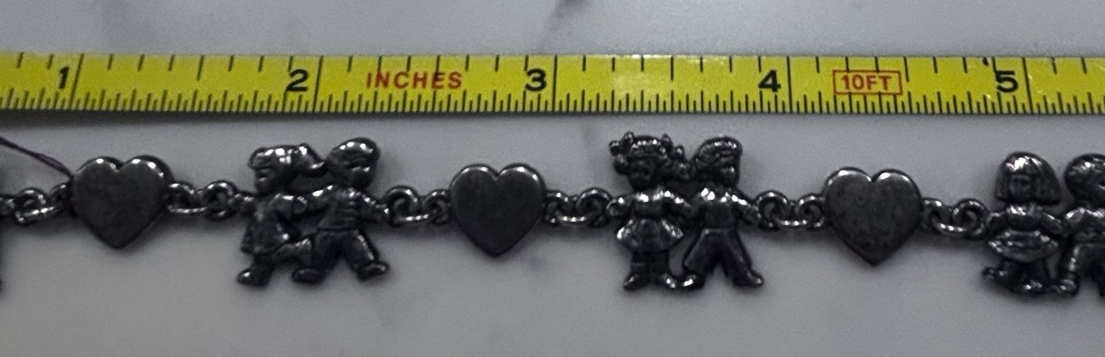 Sterling Bracelet Chain Children From Around The World 925 Silver Teacher Gift?