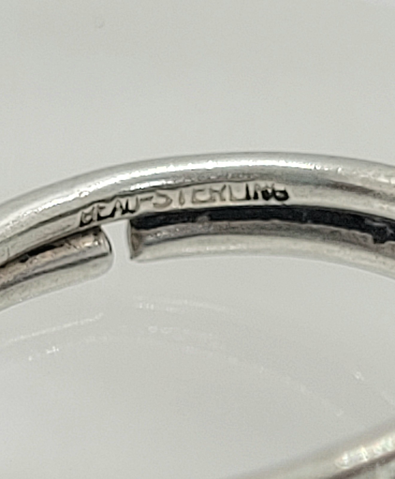 Vintage Sterling Silver Ring Sz 6 Adjustable Bubble Granulation Textured Beau