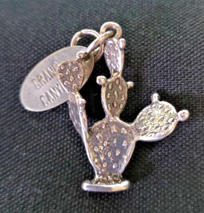 1960’s Silver Grand Canyon Prickly Pear Cactus Charm