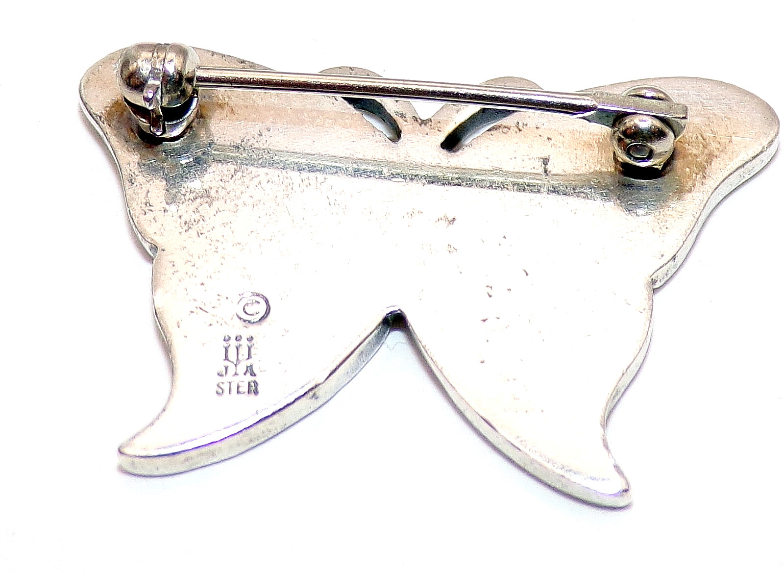 James Avery STERLING SILVER Rare Retired BUTTERFLY BROOCH / PIN 5.4 Gr