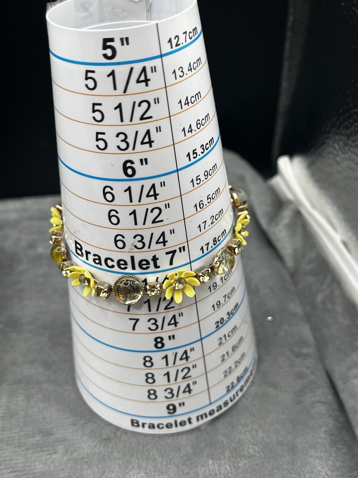Summer Yellow Daisy Cabochon & Rhinestone MCM STYLE NECKLACE Bracelet set Choker