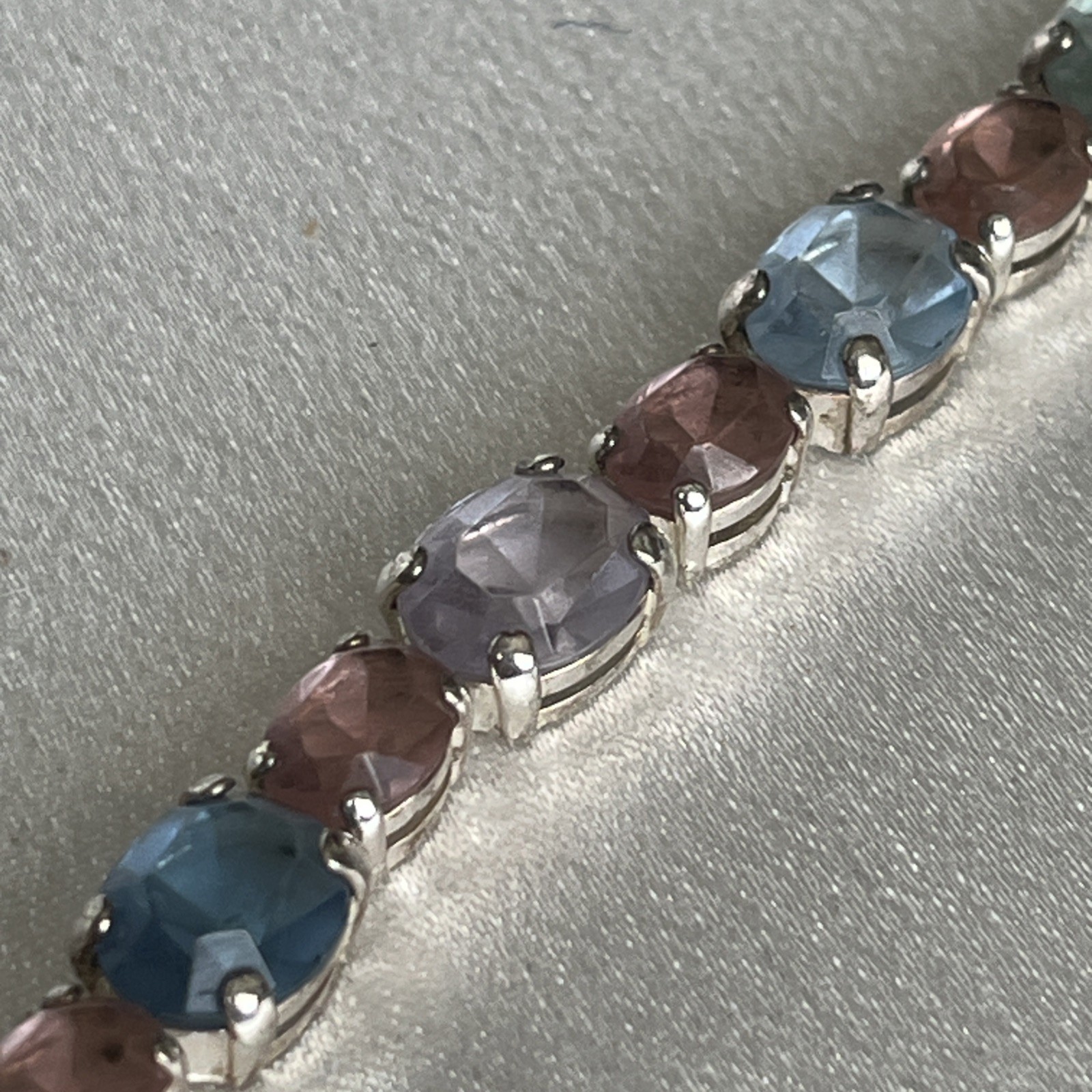 Multicolor Faceted Gemstone Bracelet
