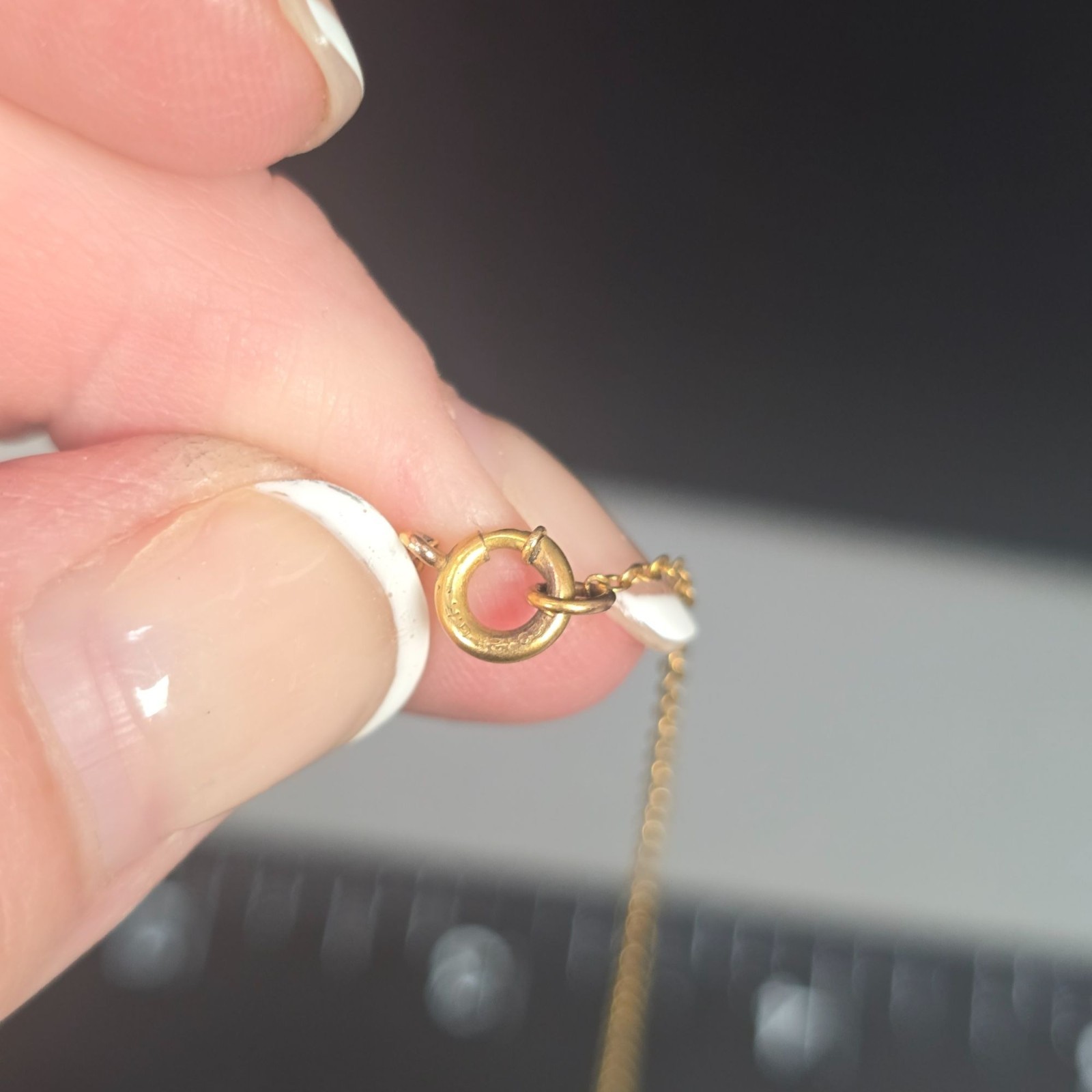 Vintage Engraved Heart Locket Pendant Charm W/ 12k Gold-Filled Chain Necklace