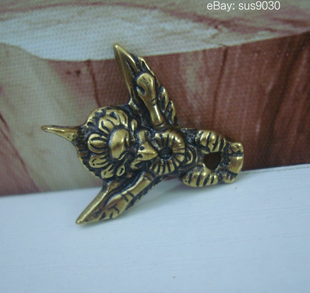Solid Brass Roc Ancient Bird Figurine Pendant Statue