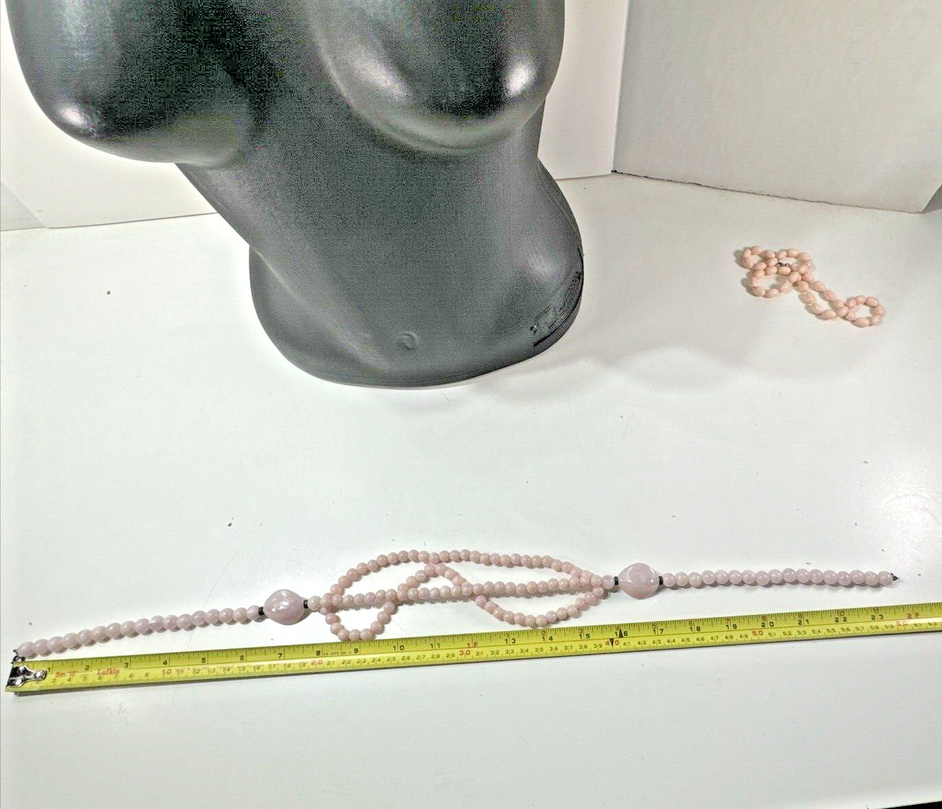 Vintage ESTATE 70S/80S/90S 6XBeaded Necklace SOME JAPAN SOME GLASS /LUCITE PINKS