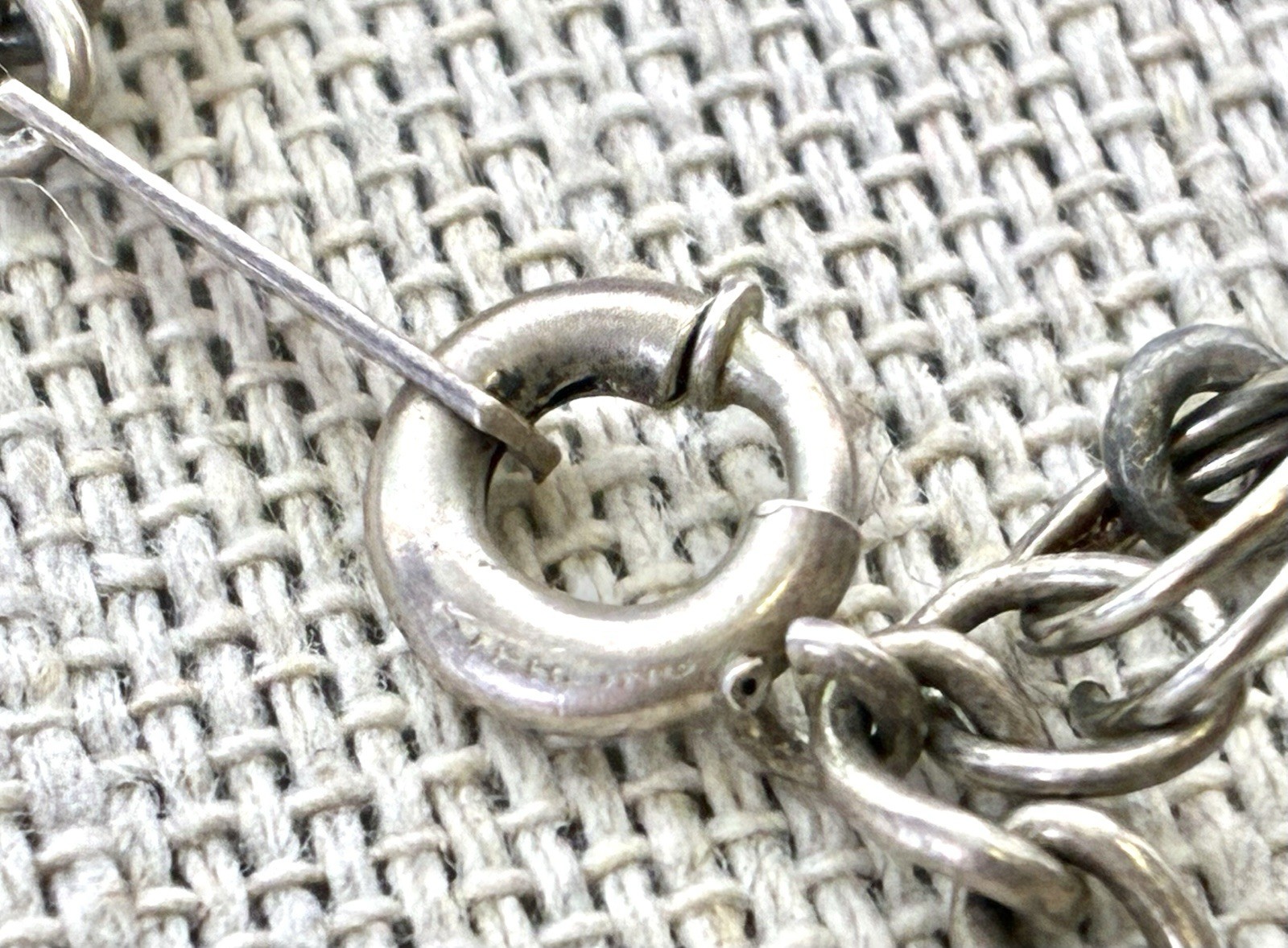 Vintage Sterling Silver Charm Bracelet Western Travel Charms 22g