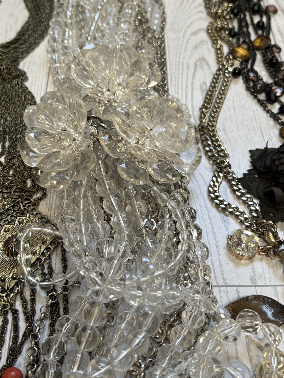 Express Fashion Necklace Lot Mixed Styles Chains Pearls Statement Boho Trendy