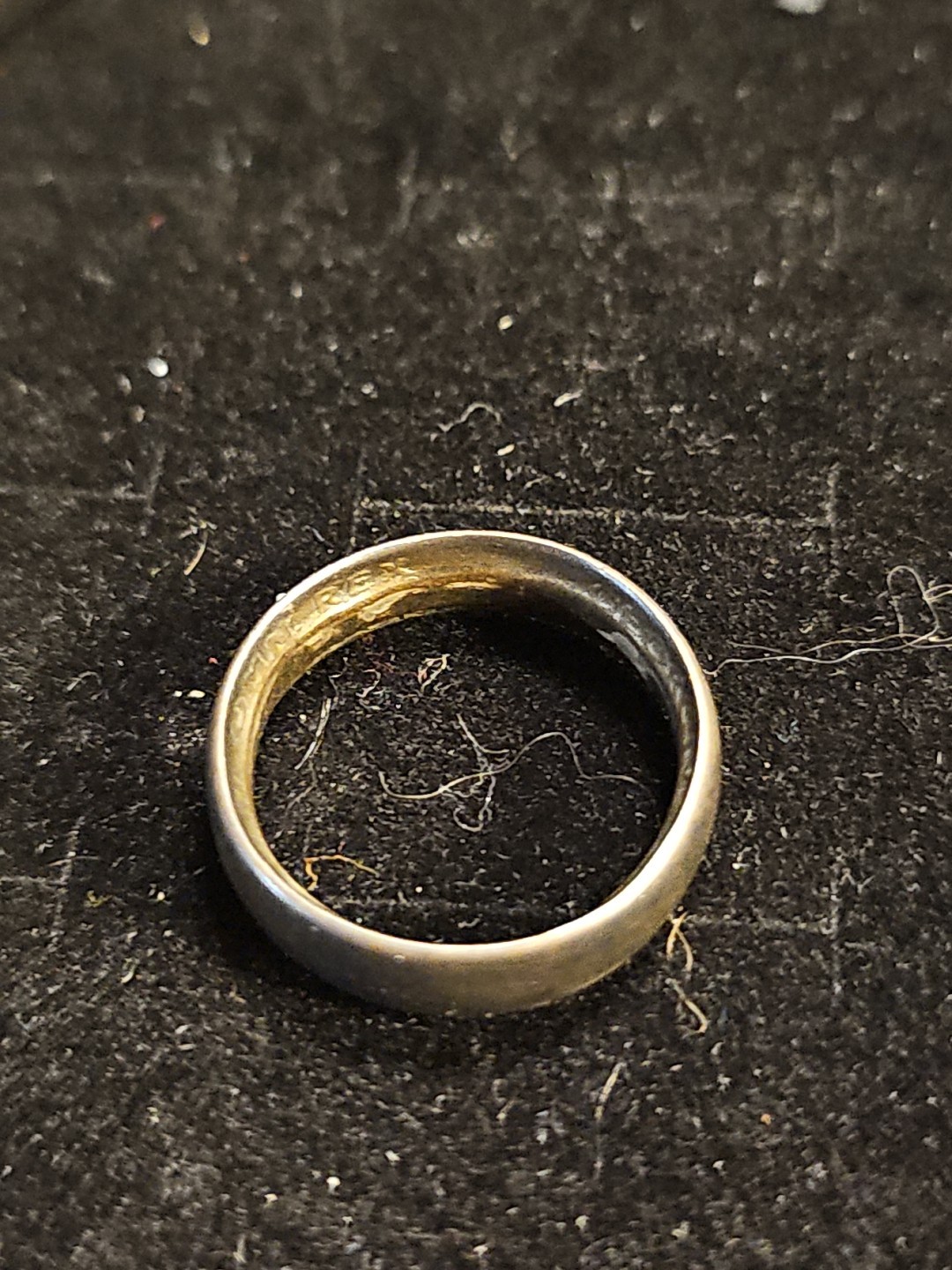 Vintage Silver Shilling Ring 1928 King George V Great Britain