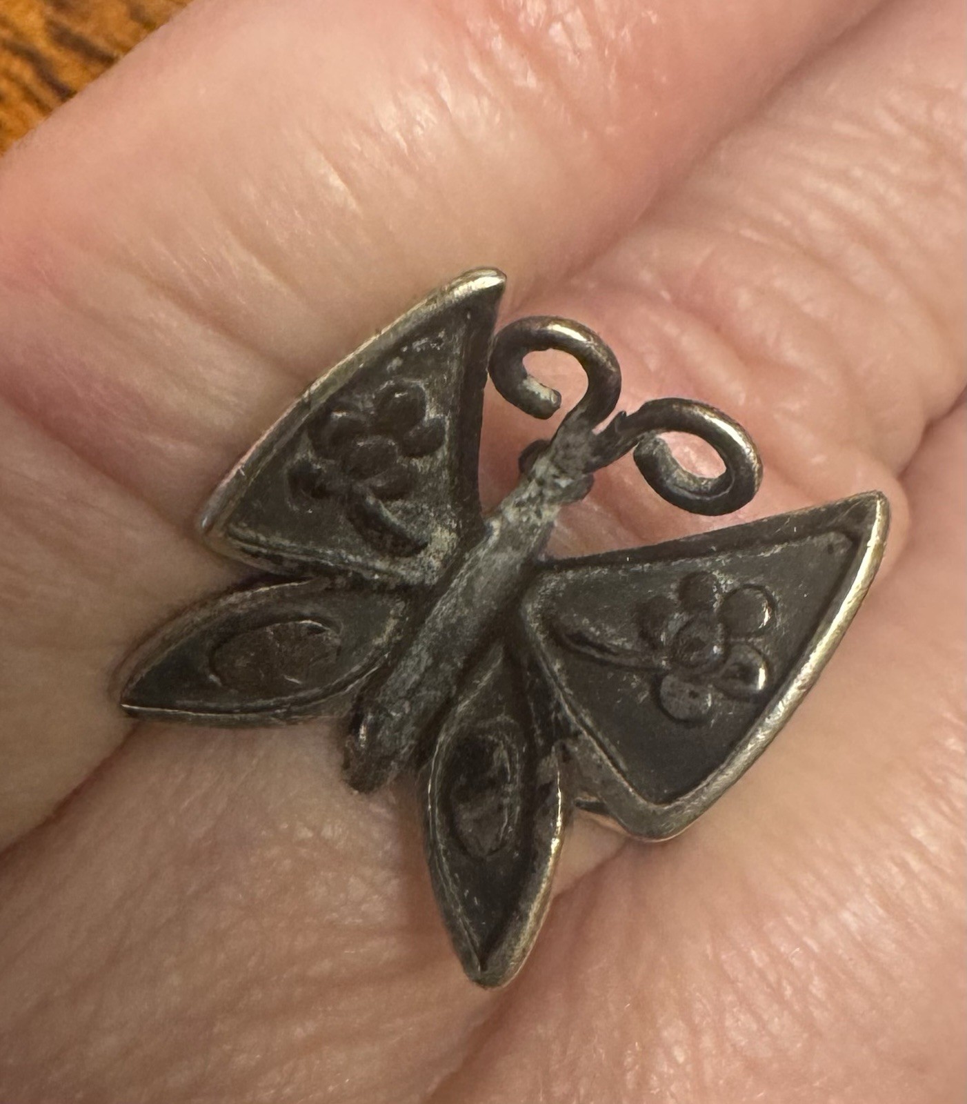 Estate VTG James Avery Sterling Mariposa Butterfly Ring Size 7 1/2
