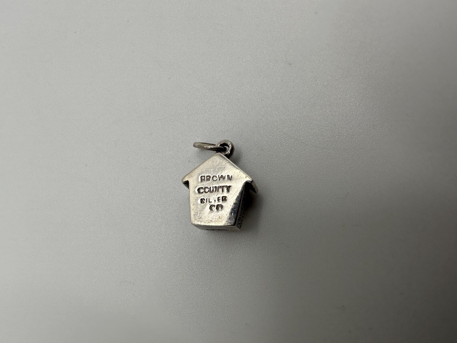 VNT Sterling Silver Brown County Silver Co Bird House Bracelet Charm 2.2cm JB6