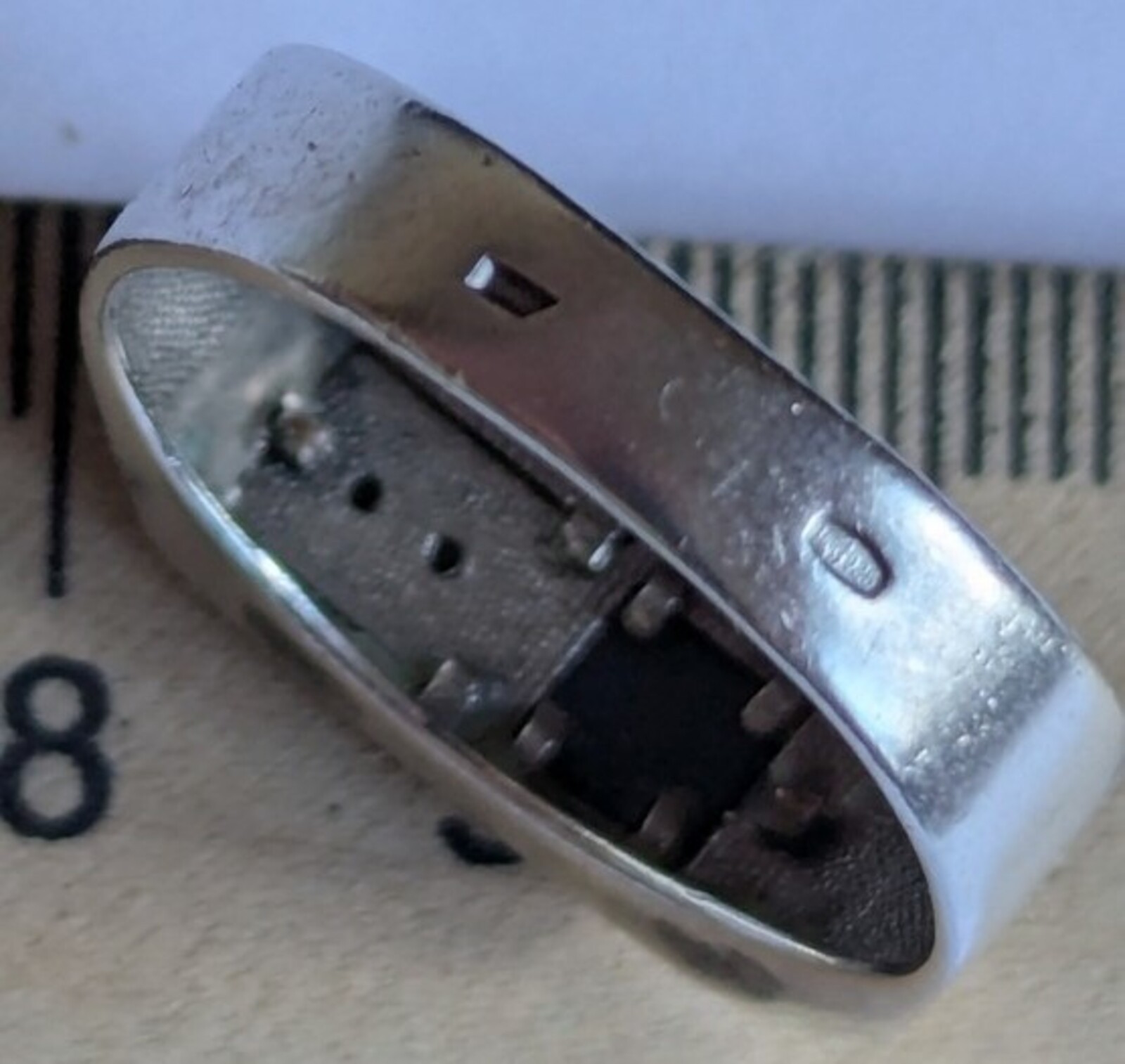 Vintage men’s signet ring sterling silver 925 Size 11.5 wt. 5.4 g.
