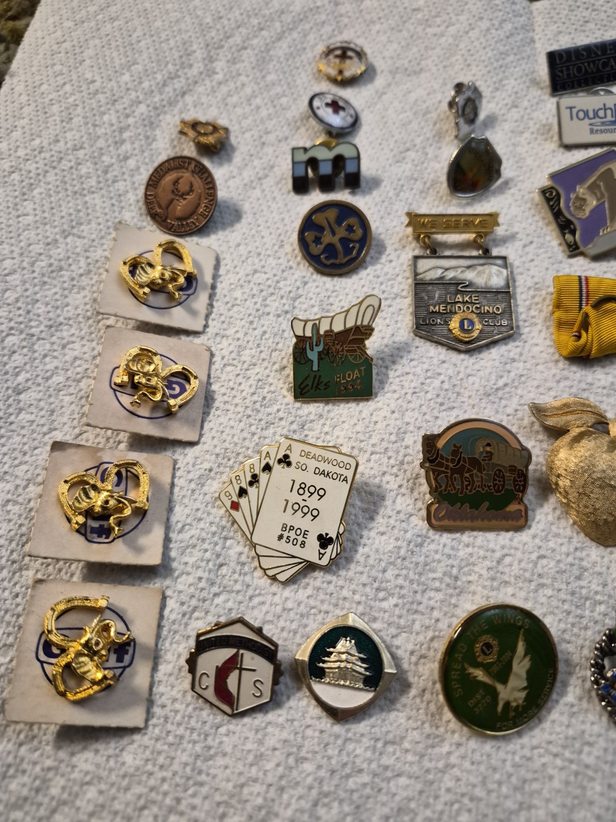 Large Vintage Pin Collection, Disney, Elk Lodge, Animals & More Lot Of 45