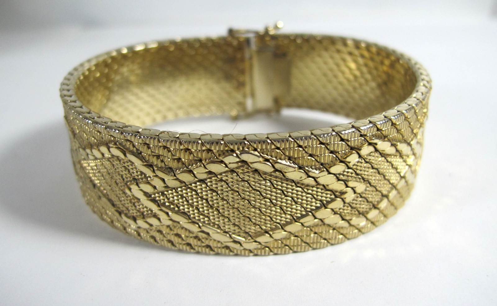 VINTAGE 1970’s ITALY DE CESARE BRACELET HALLMARKED 18K .750 GOLD REPRODUCTION