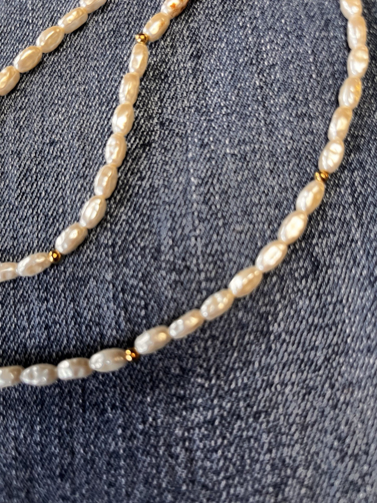 Vintage Authentic Pearl Necklace 24 Inch