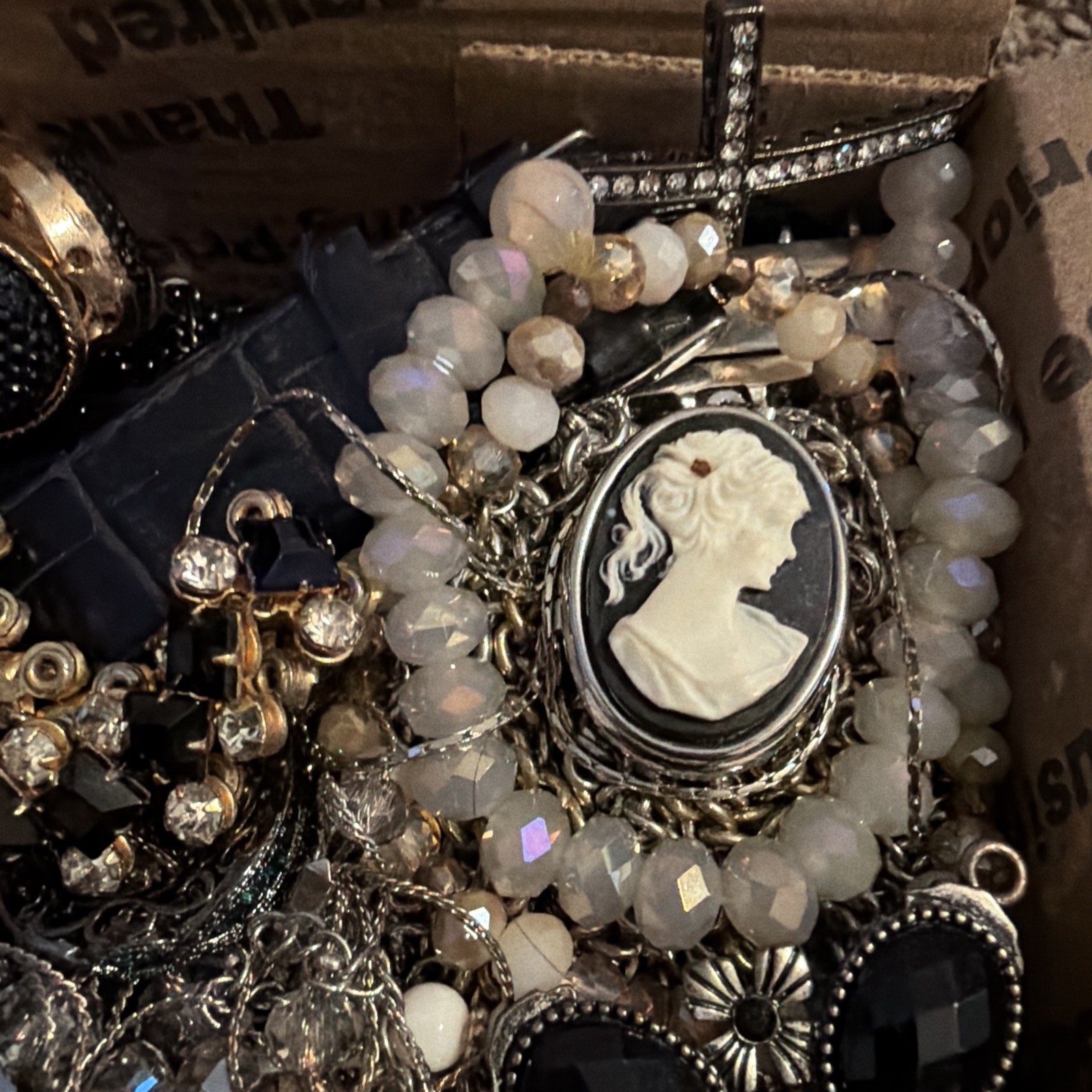 Vintage to Now Jewelry Lot, All Wearable Untested. No Broken. Box B1