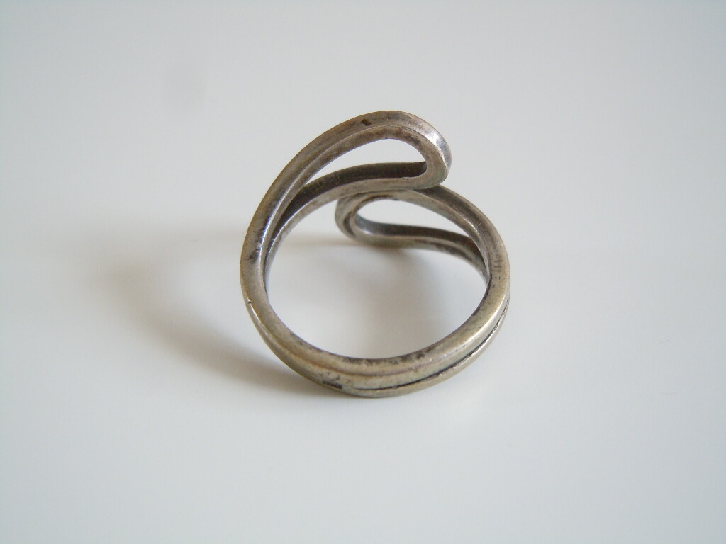 Ring Silver Tested Mark Unreadable 4.3 G/Size 53