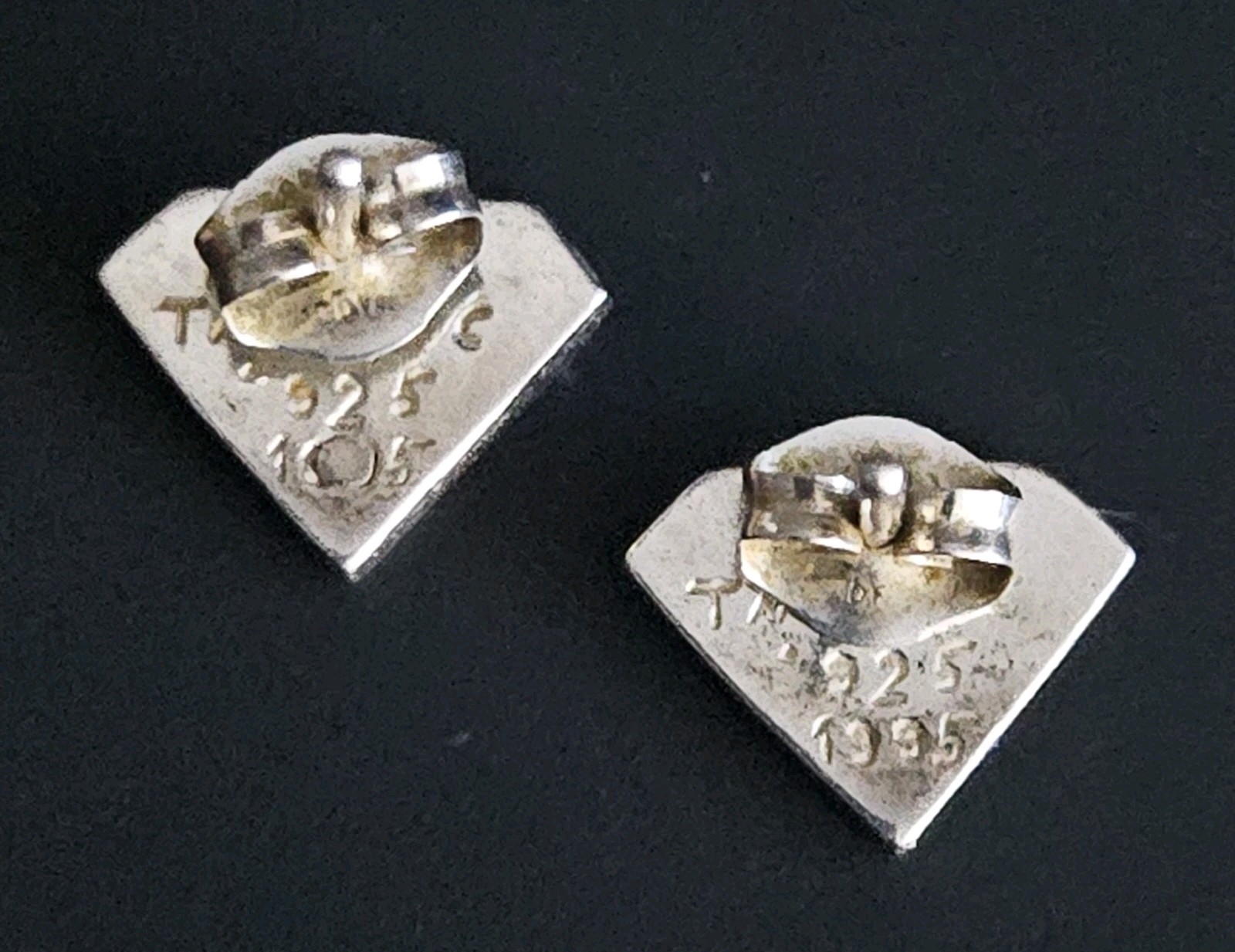 Sterling 925 Superman Earrings “S” Shield Logo Vintage 1995 T.M. D.C. Comics