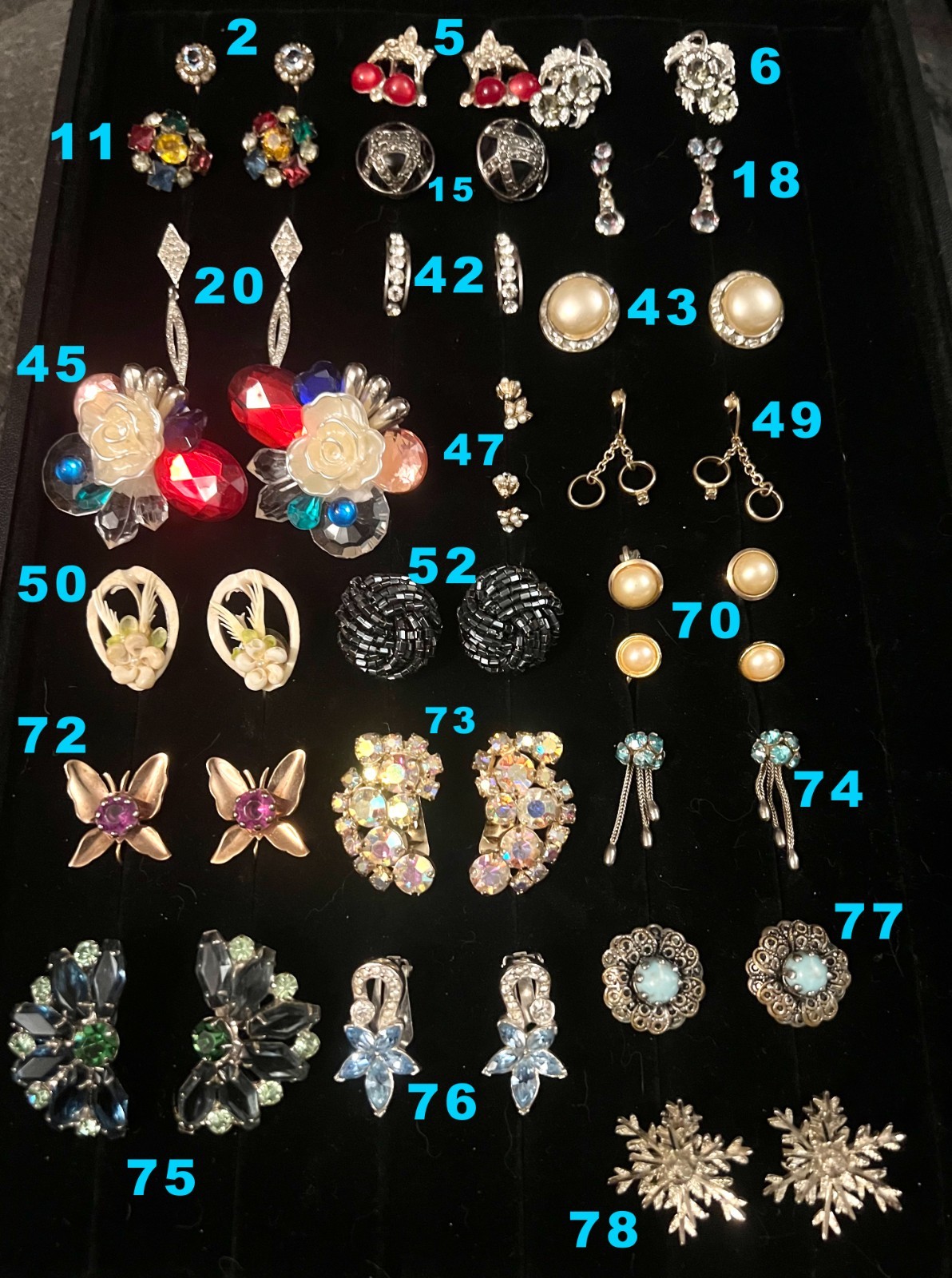 ‘You Pick’ Vintage Earrings Jewelry