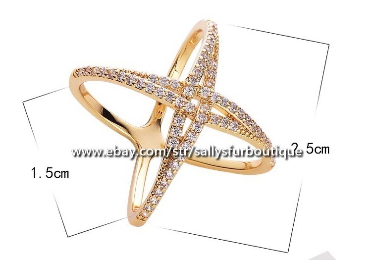 Sally’s Quality 100% Copper Scarf Ring X Style Buckles Brooch For Silk Scarves