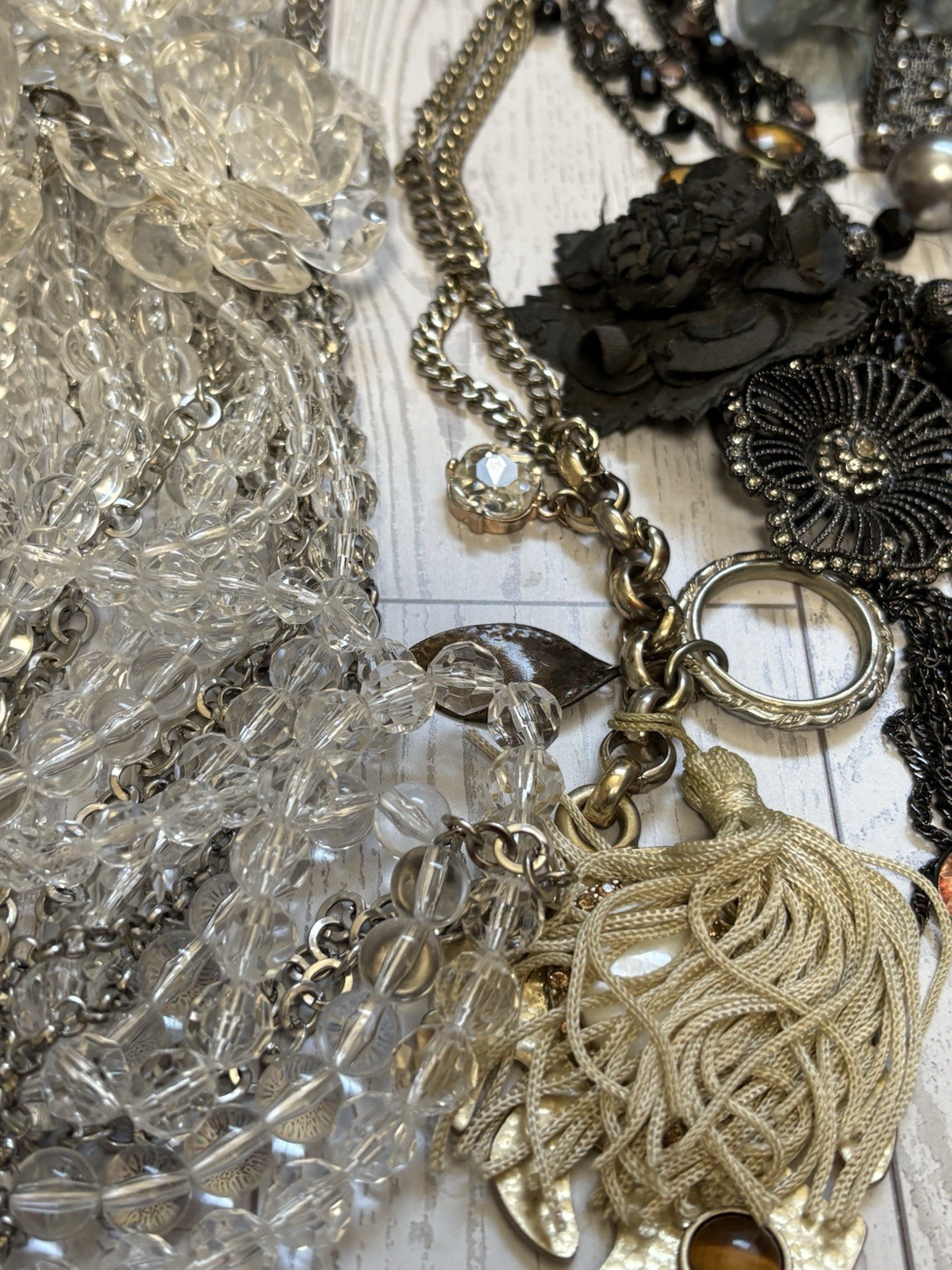 Express Fashion Necklace Lot Mixed Styles Chains Pearls Statement Boho Trendy