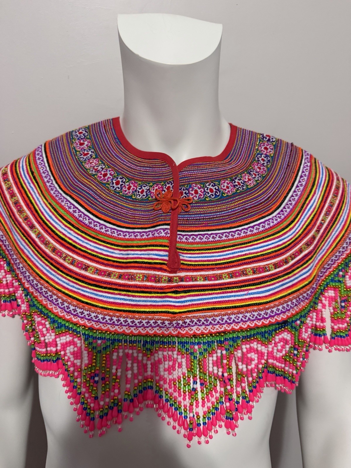 Collar Hmong vintage, collar tradicional Hmong