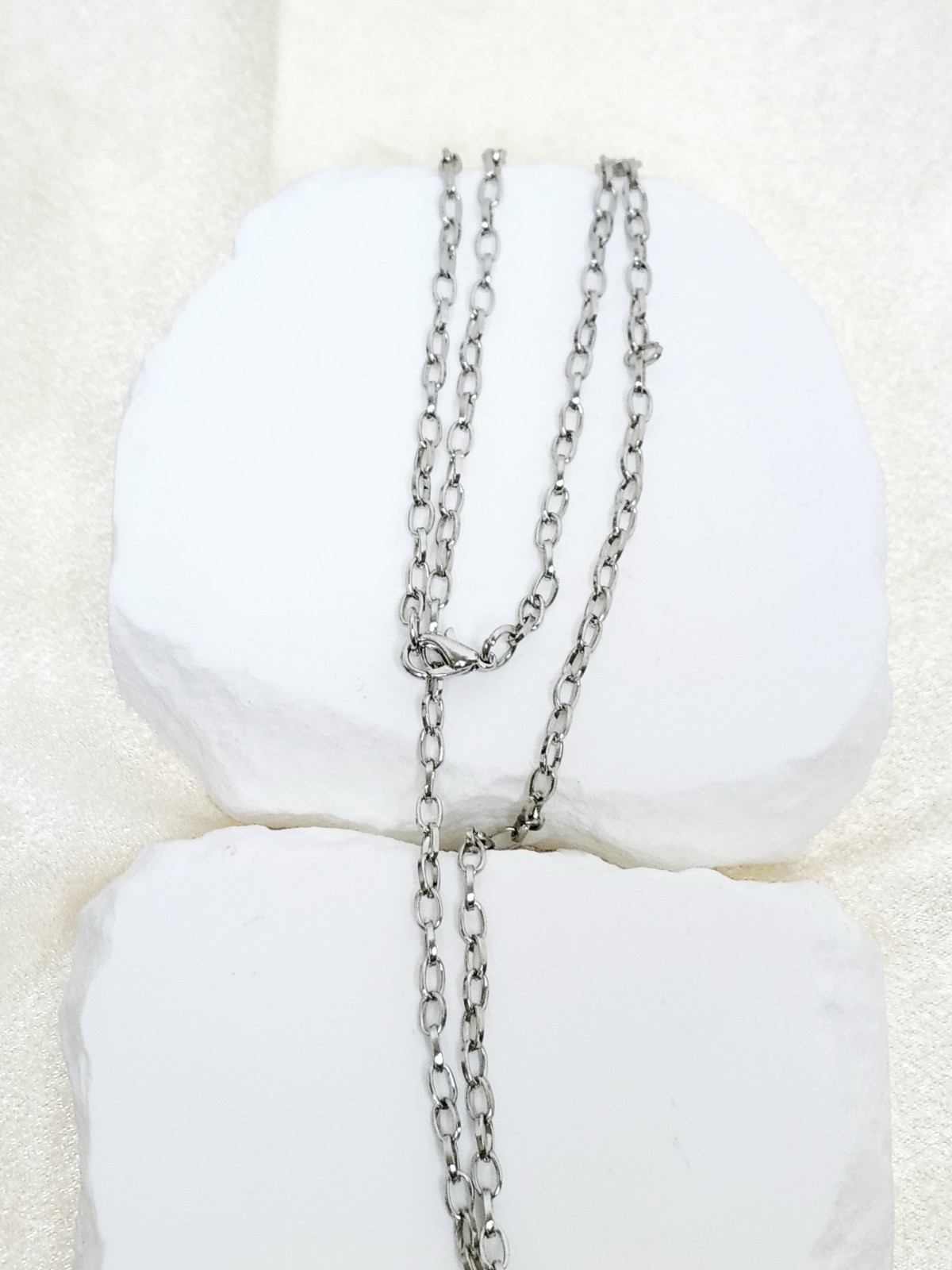 Vintage Silver Tone Multi Key Charm Chain Necklace – 24″