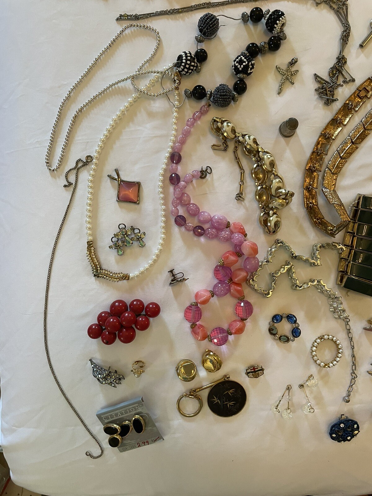 Jewelry Lot Huge Vintage to Now Junk Drawer Craft Repair Some Wear 100 PCs