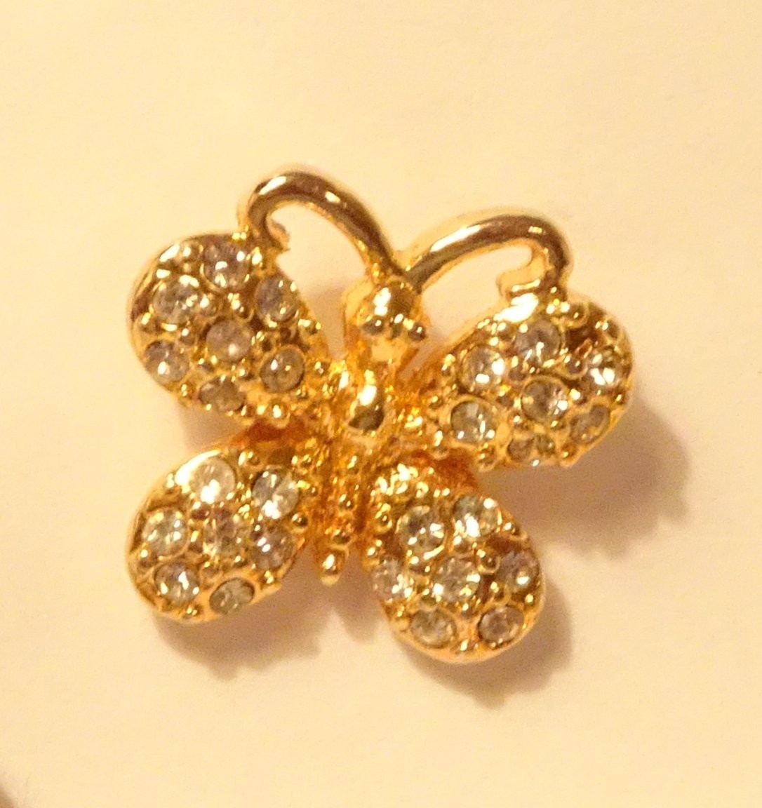 Signed Napier Brooches Pins Lot of 5 Gold Tone & White Vintage
