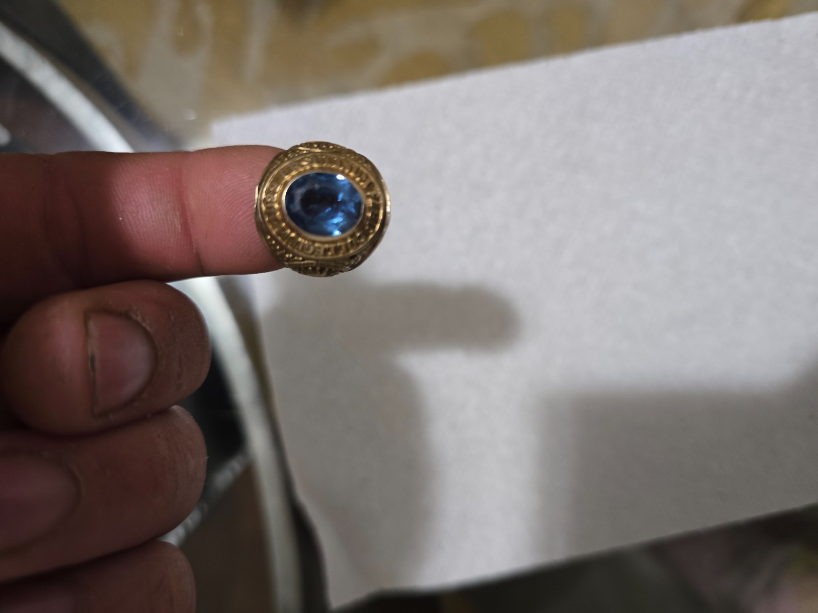 jostens gold ring vintage 12.5g 10k 1871 1922 collegium