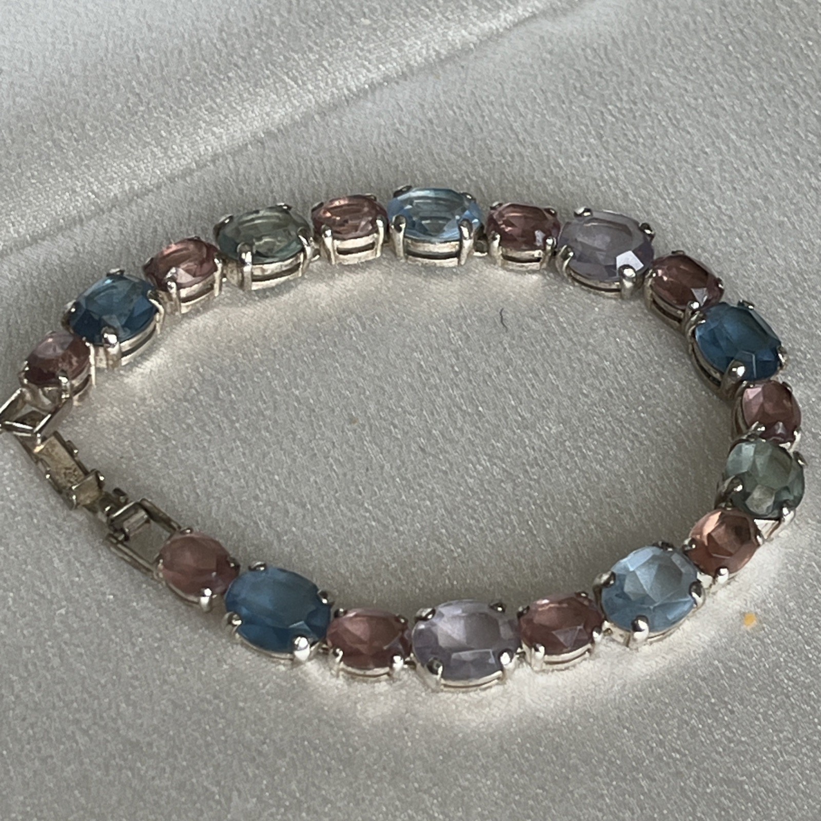 Multicolor Faceted Gemstone Bracelet