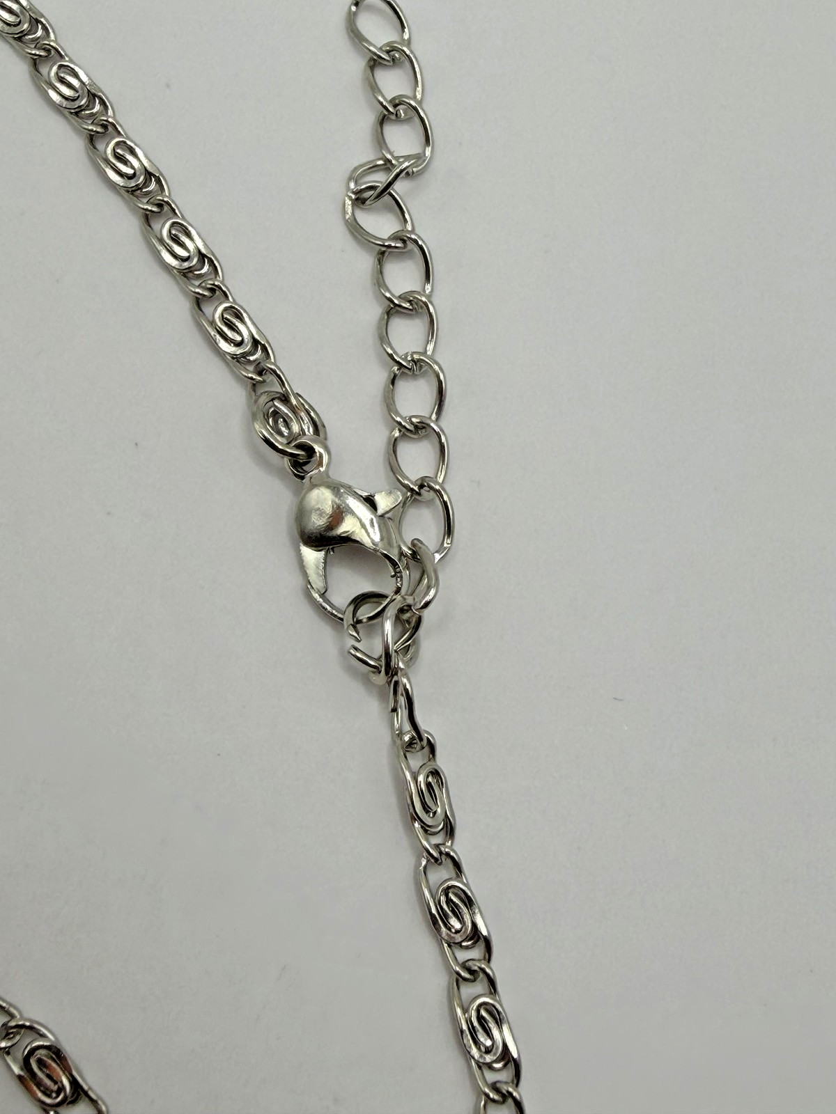 CRESCENT MOON BLUE GALAXY PENDANT NECKLACE SILVER TONE CHAIN CELESTIAL BOHO