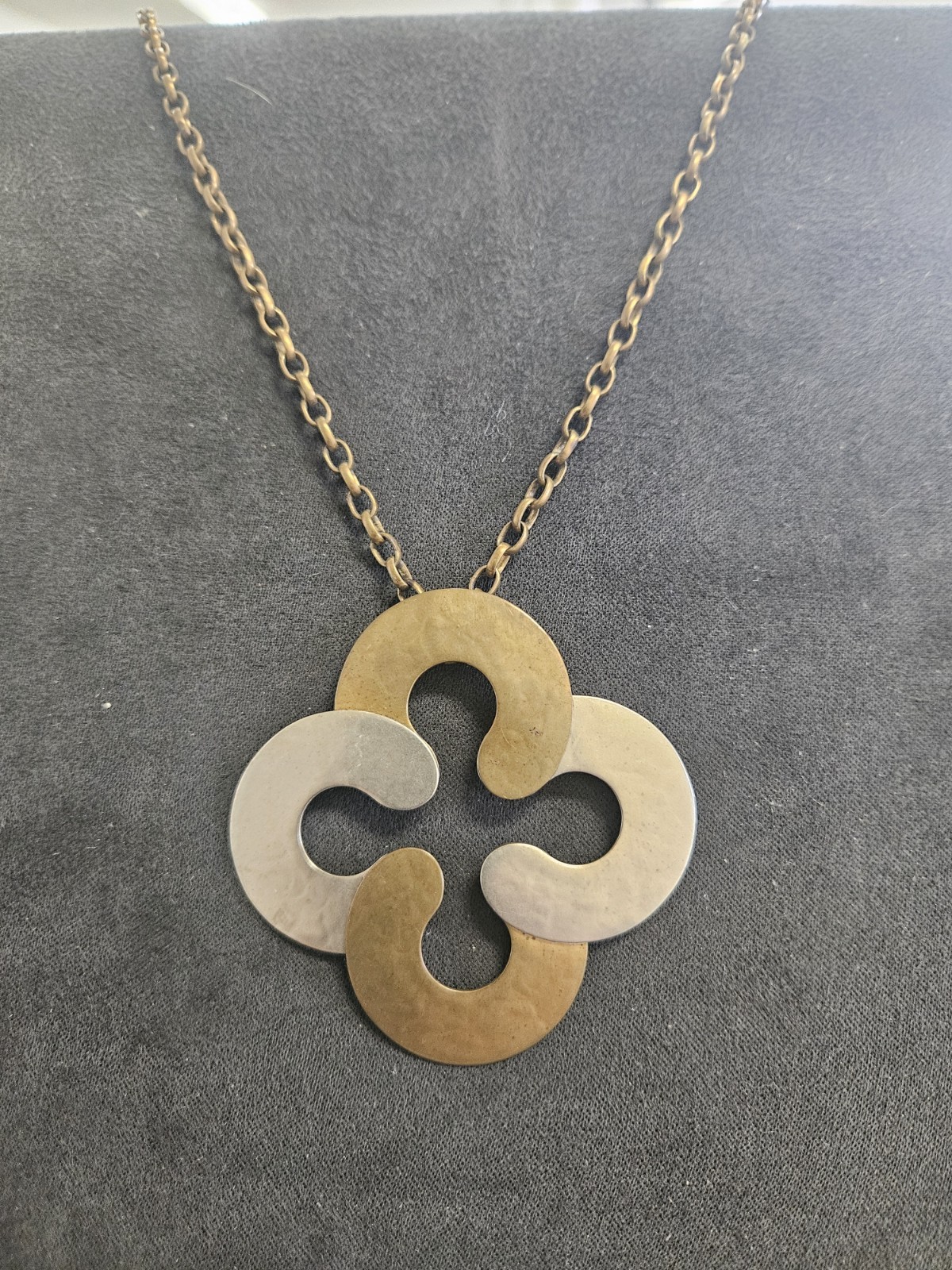 vintage necklace by designer Marjorie Baer of San Francisco, identifiable by the