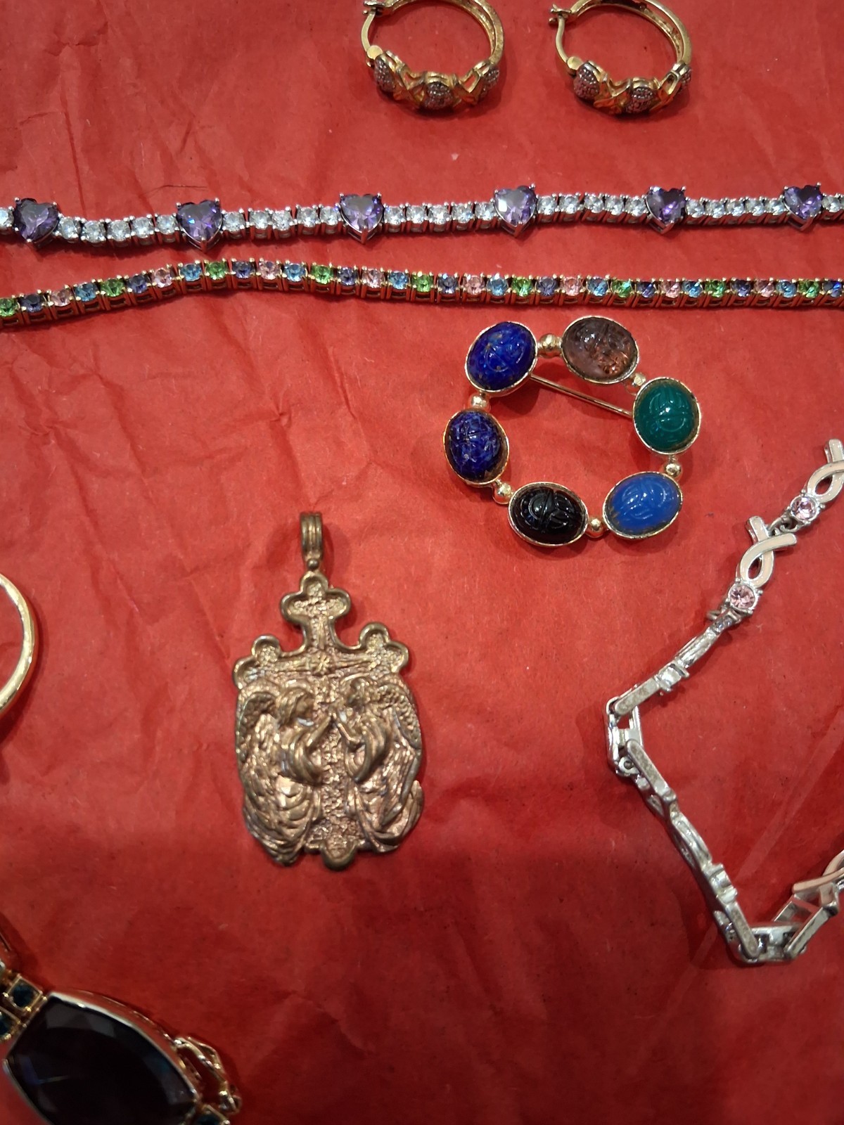 Vintage Jewelry. Monet, Napier, Coro, Givenchy, Joan Rivers, Ora, Bulova, Etc