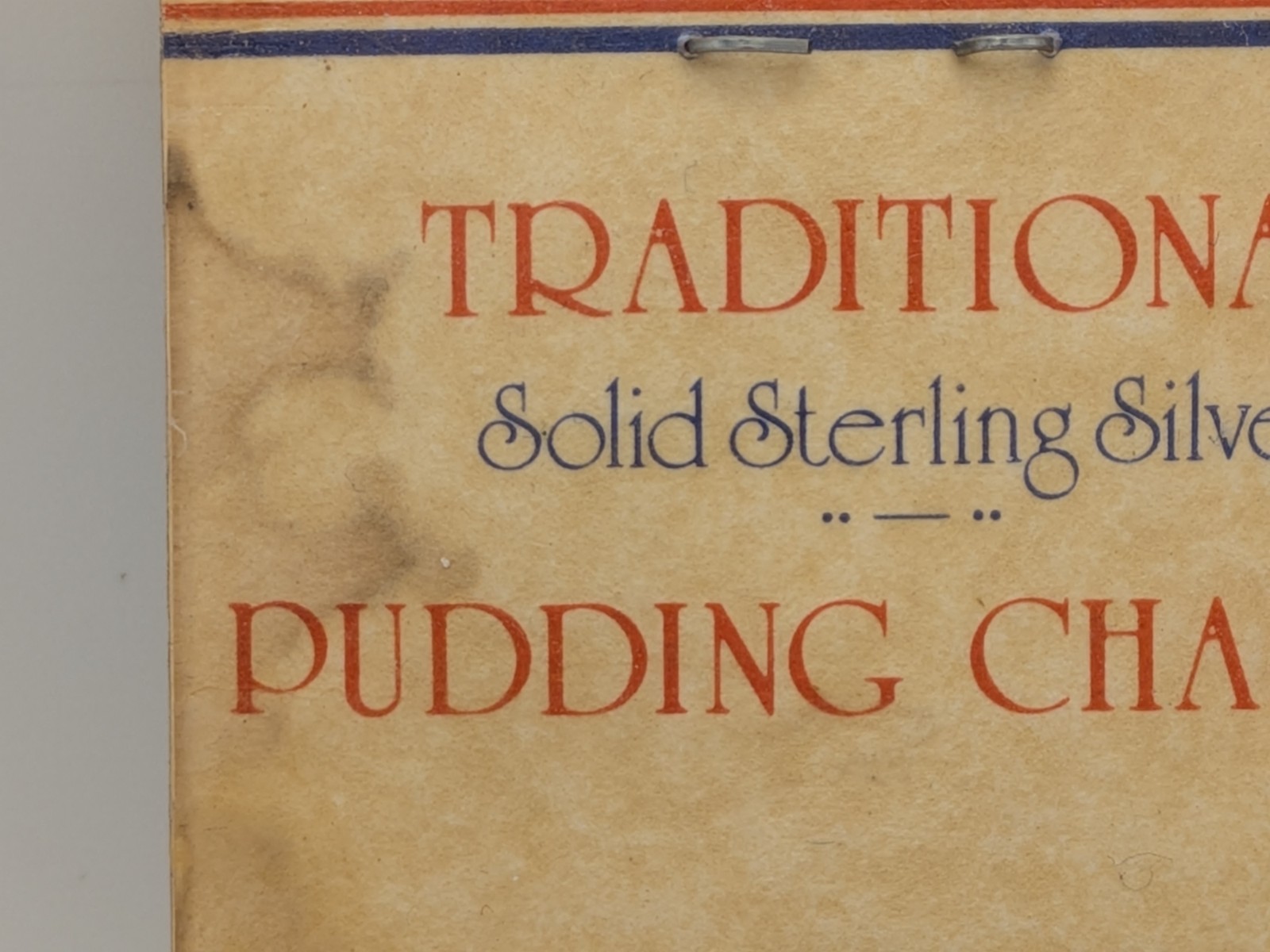 Vintage Traditional Pudding Charms, Solid Sterling Silver, Made in England