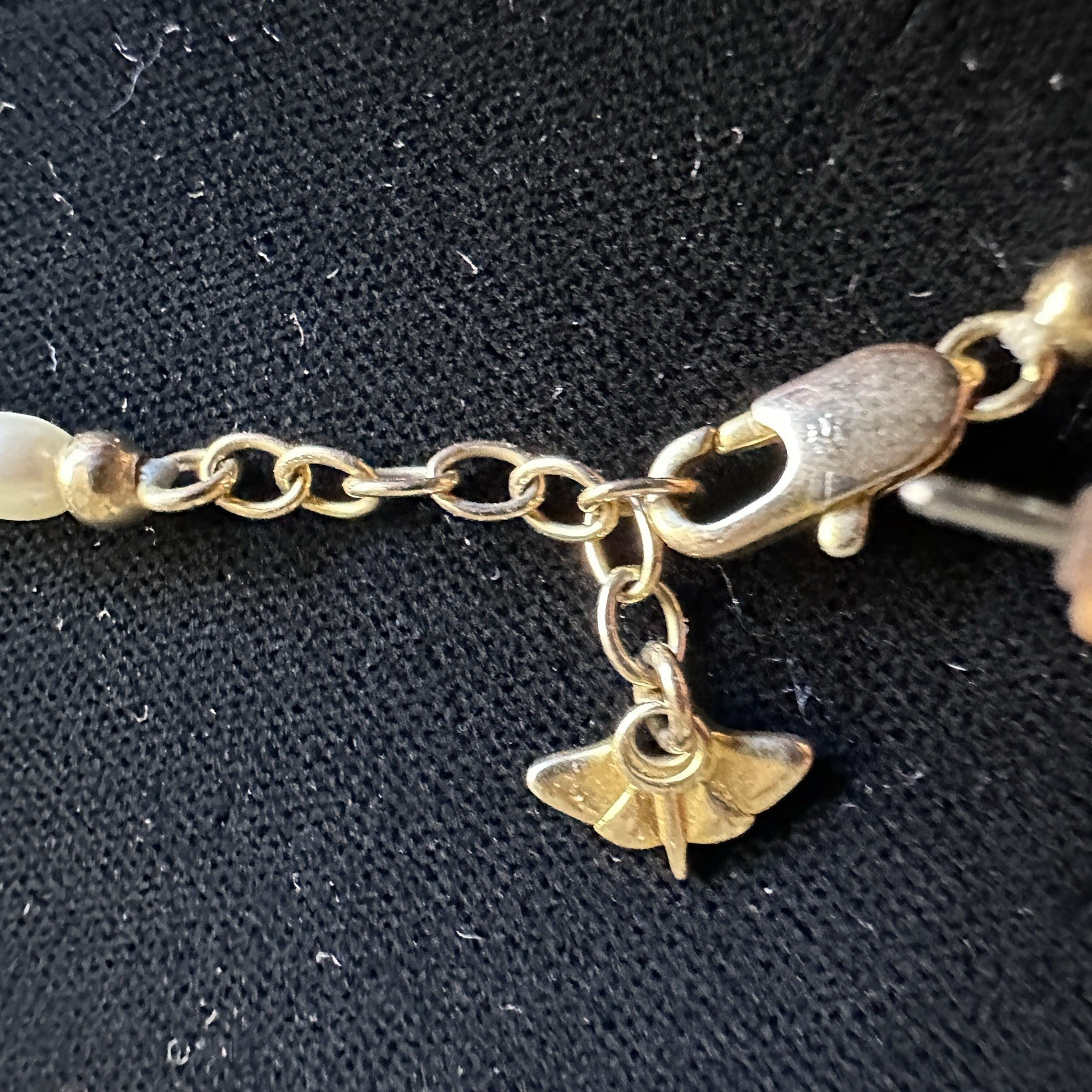 Missoma X Harris Reed 18k Gold Plate/ Natural Pearls In Good Hands Bracelet READ